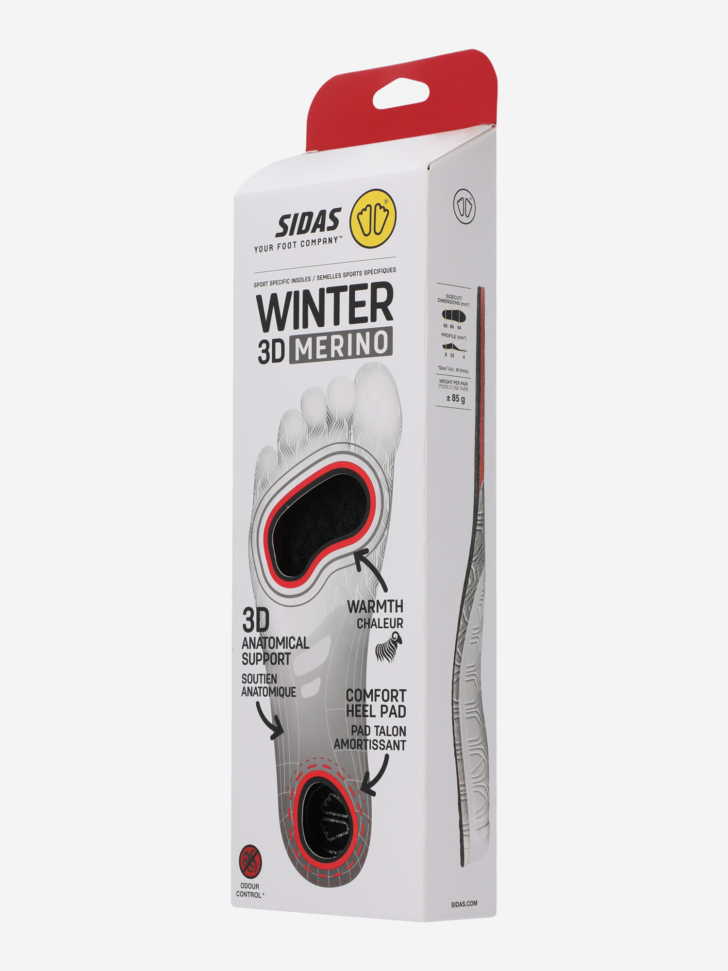 фото Стельки sidas winter 3d comfort, серый