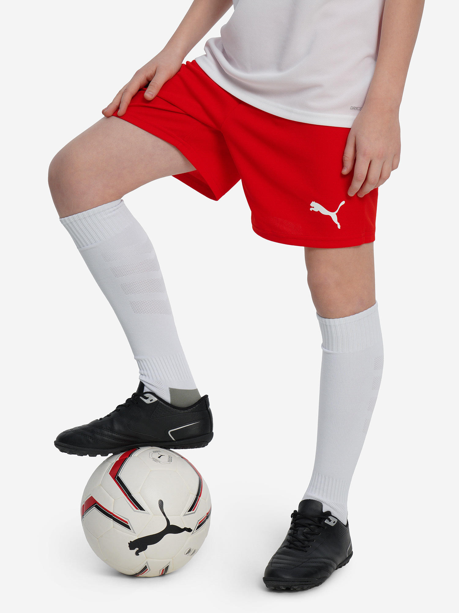 Изображение товара Шорты PUMA Teamrise для мальчиков, красные