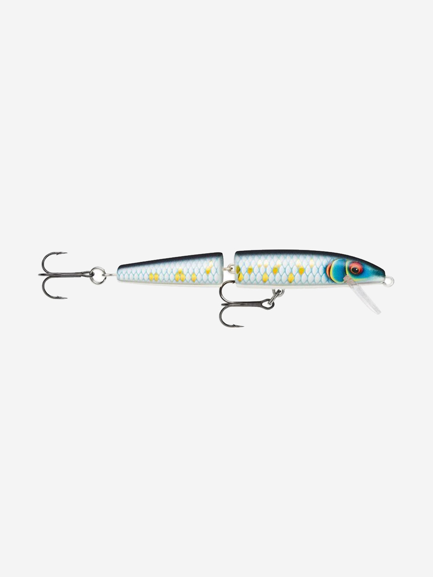 

Воблер для рыбалки RAPALA Jointed 11, 11см, 9гр, цвет SCRB, плавающий, Голубой