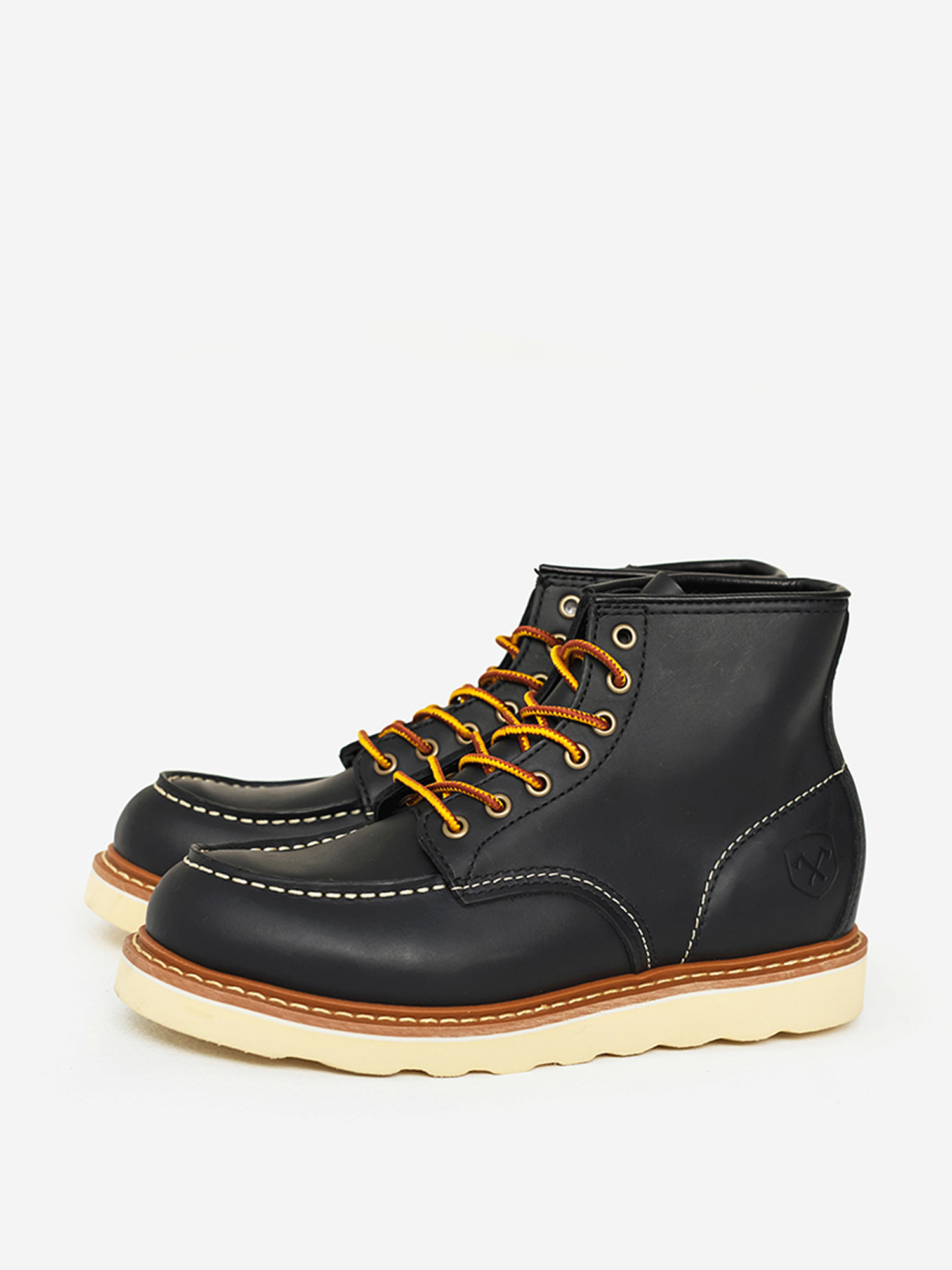 Ботинки муж. Harry Hatchet Lary Moc Toe black, Черный