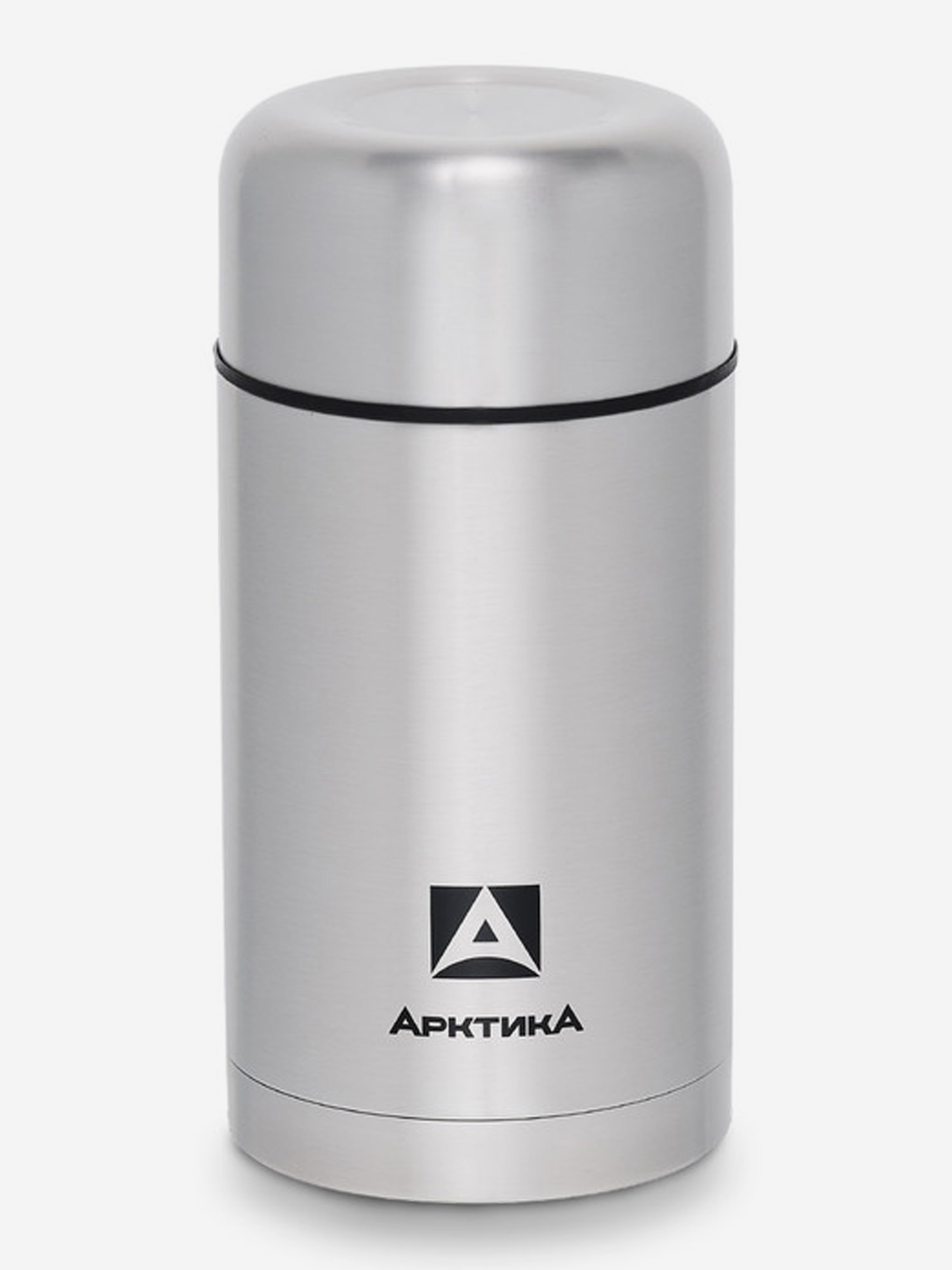 Изображение товара Термос с широким горлом 1 л с крышкой-тарелкой и кнопкой для давления