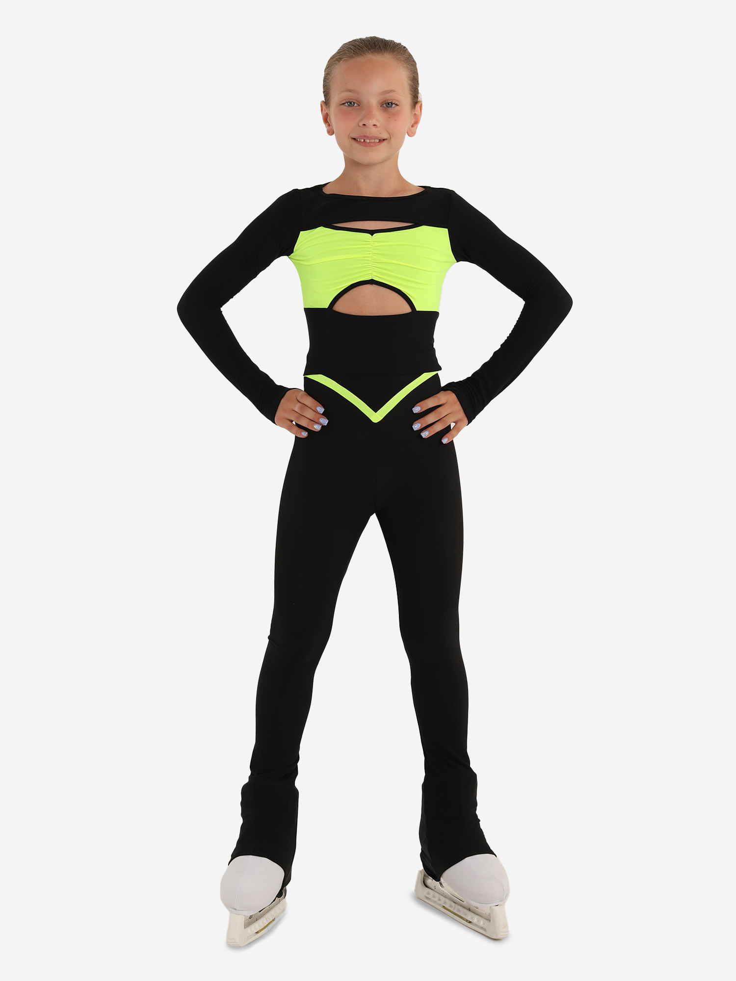 

Костюм спортивный "АРТ" для фигурного катания IceDress, Черный