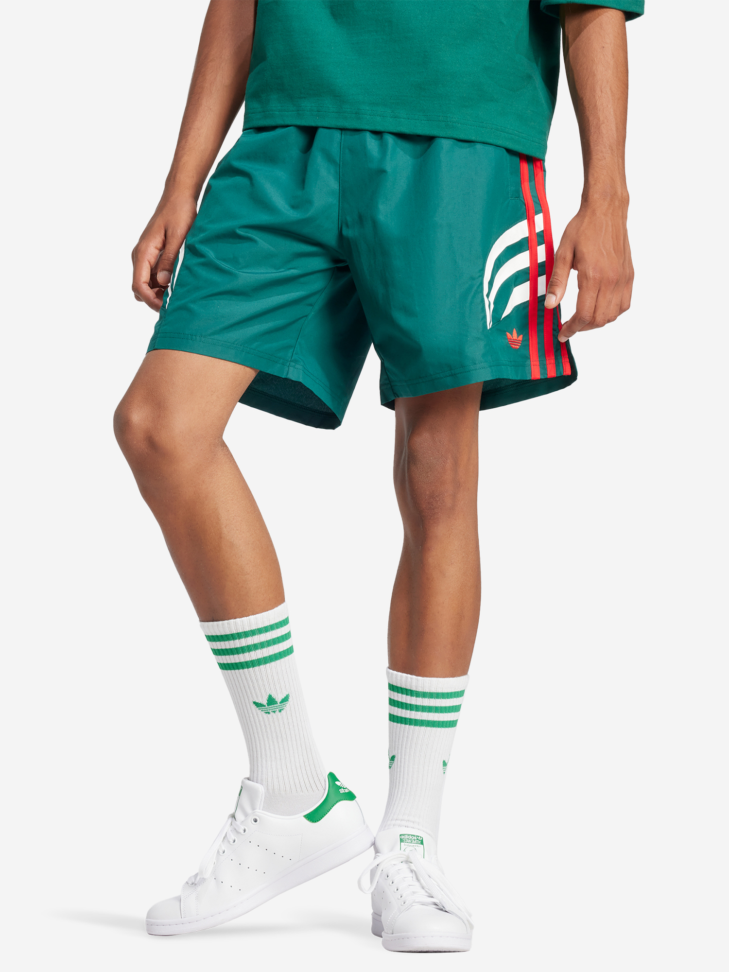 

Шорты мужские adidas Q3, Зеленый
