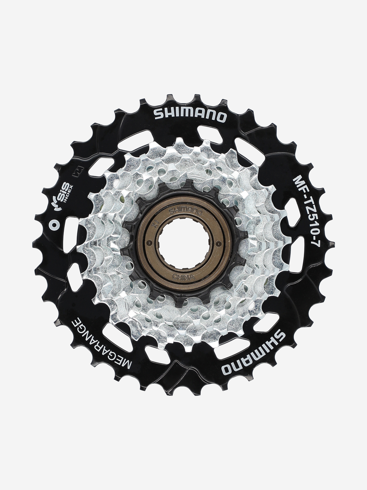 Трещотка Shimano Tourney MF-TZ510, 6 скоростей, Мультицвет