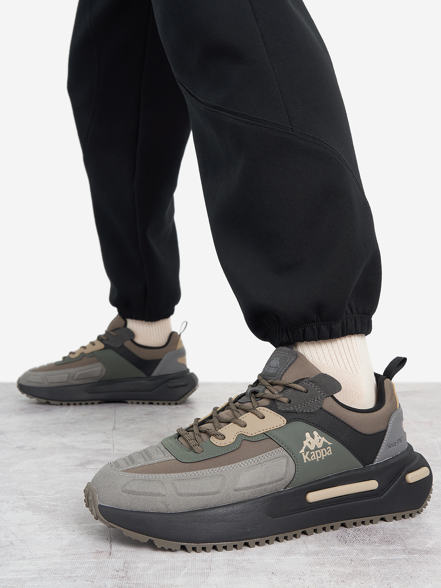 Изображение товара Кроссовки мужские Kappa Cingoli Ny, Серый/зеленый