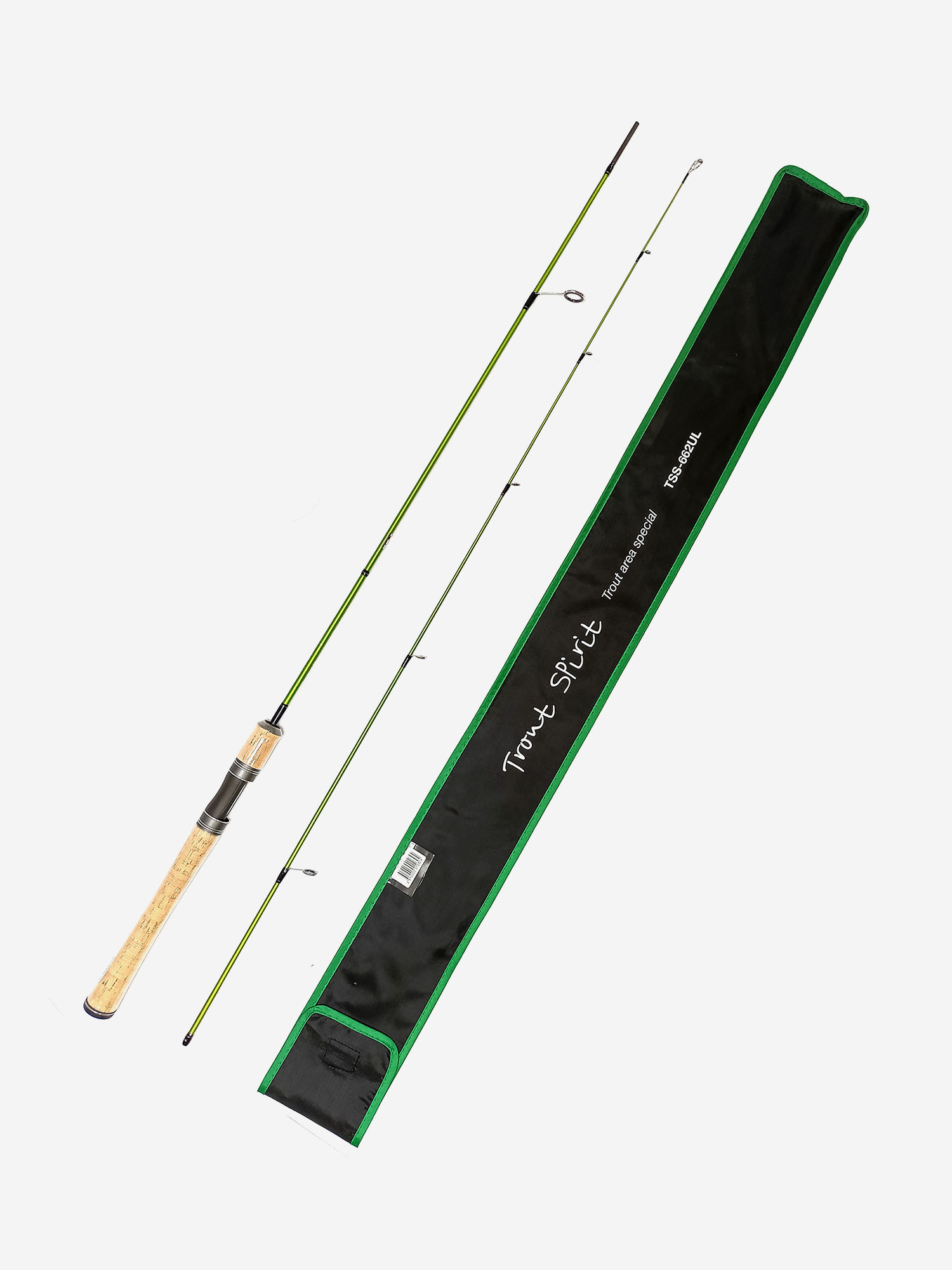 

Спиннинг форелевый Nautilus Trout Spirit TSS-662UL 198см 0.5-6гр, Зеленый