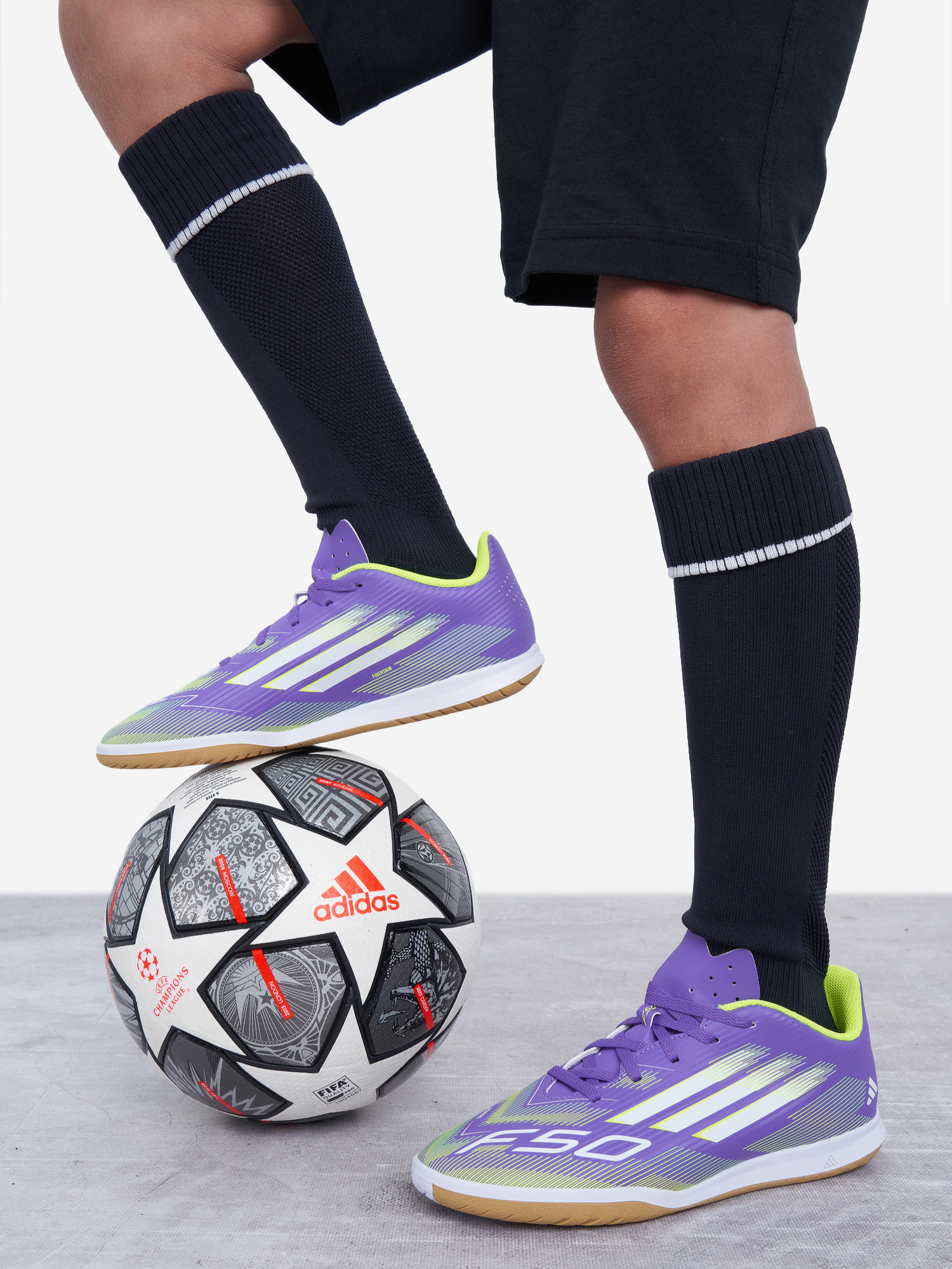 

Бутсы для мальчиков Adidas F50 Club, Фиолетовый