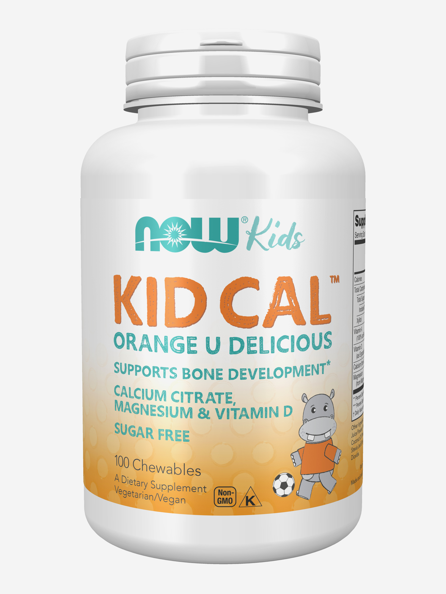 Изображение товара NOW Детский Витаминный Кальций 100 таблеток для здоровья детей