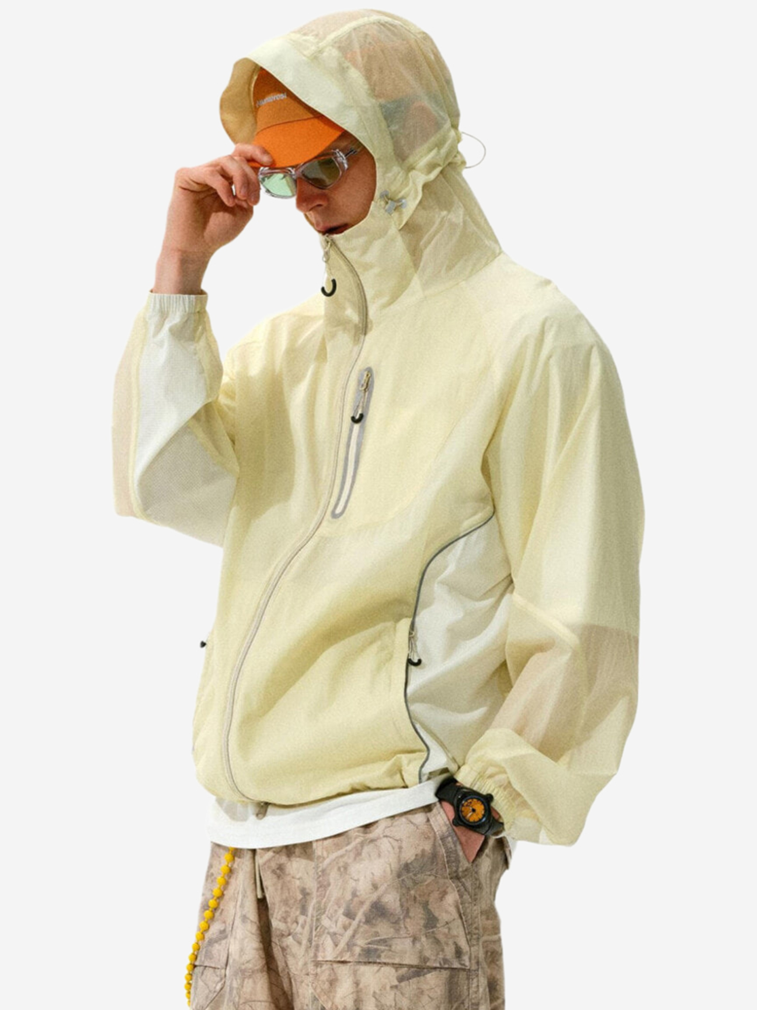 Изображение товара Унисекс демисезонная куртка NOTHOMME Sun Protection желтая Изображение товара Унисекс демисезонная куртка NOTHOMME Sun Protection желтая