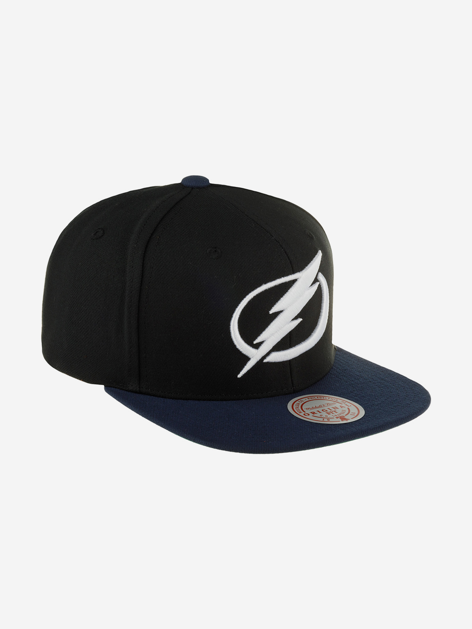 Бейсболка с прямым козырьком MITCHELL NESS 6HSSLR22462-TBLBKNY Tampa Bay Lightning NHL (черный), Черный 59-298XDOXM4K-78, размер Без размера - фото 2