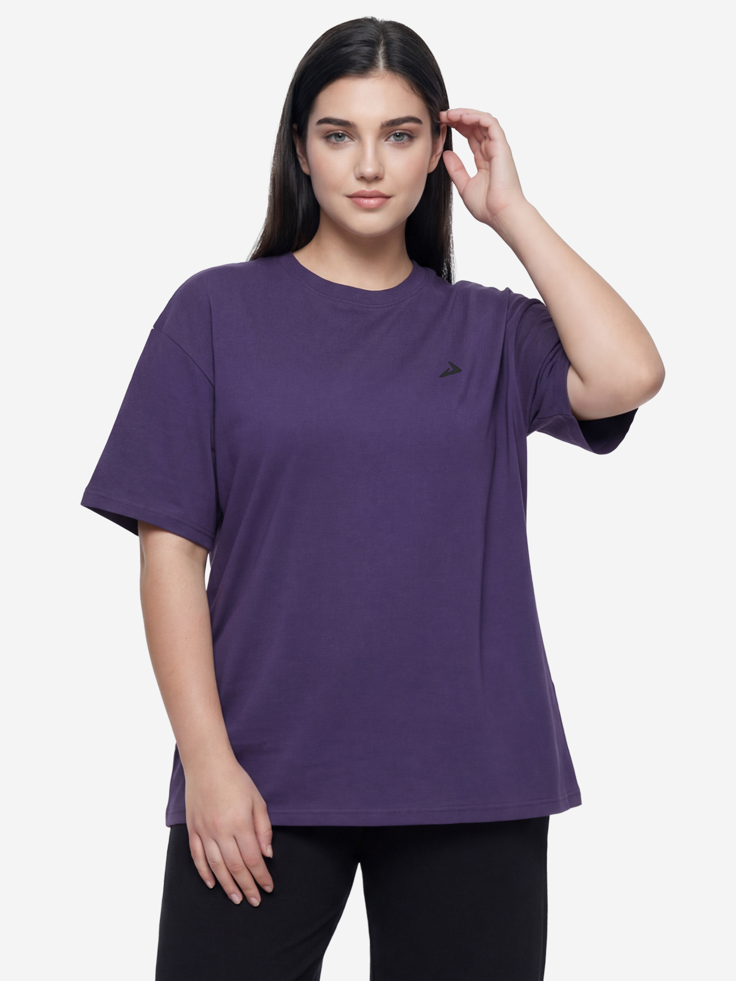 Изображение товара Женская футболка Demix ультрамарин спортивный стиль короткий рукав