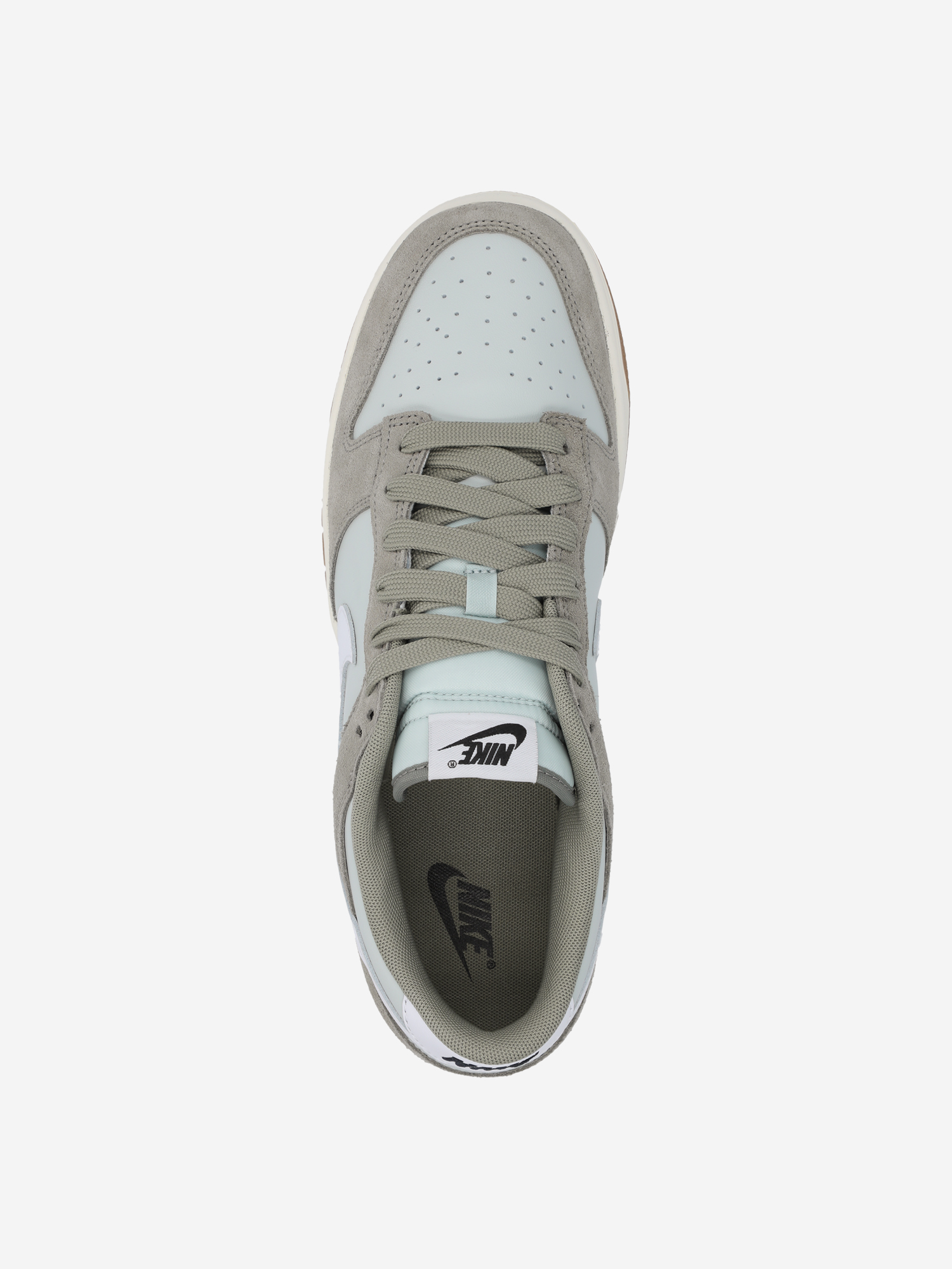 фото Кеды мужские nike dunk low retro se, серый