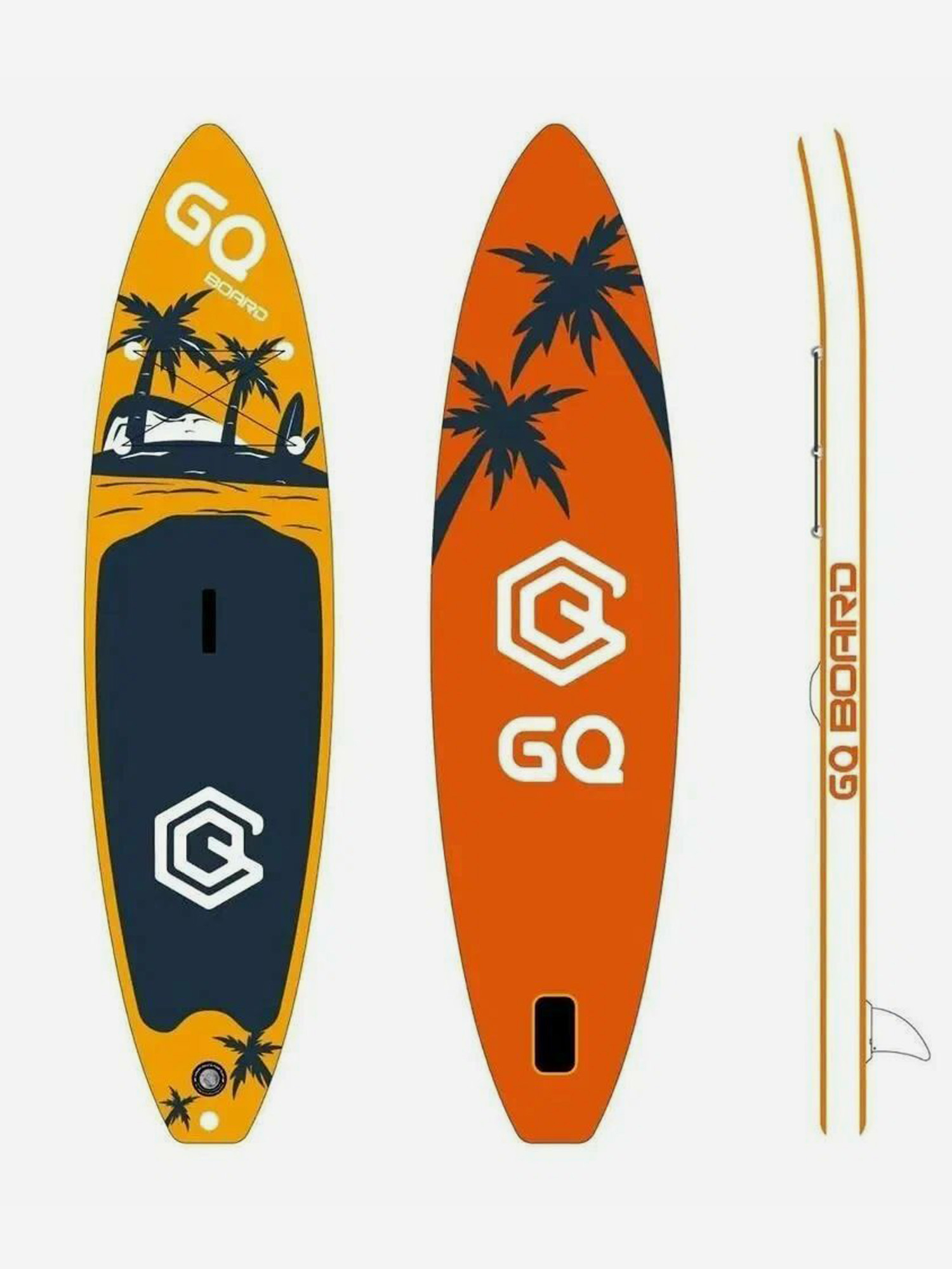 

Сап борд GQ Board COCO 335 см, Оранжевый