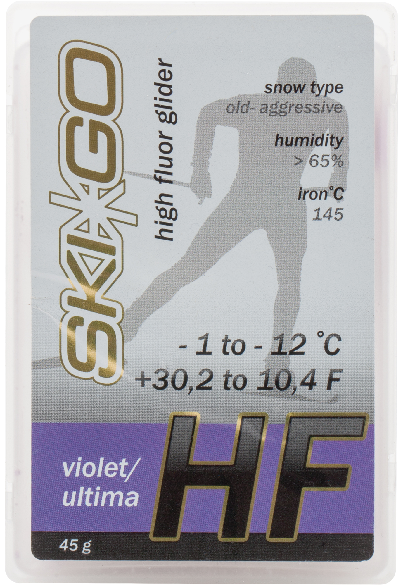 

Мазь скольжения Ski Go HF, -1°C/-12°C, Фиолетовый