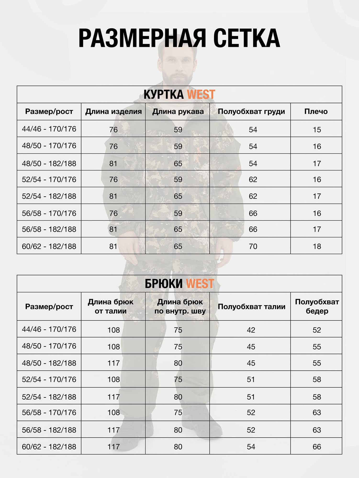 Костюм мужской WEST KAURY летний для рыбалки, охоты, Мультицвет KL-04OMGAK2U-SOTY-02, размер 44/46-170/176 - фото 2