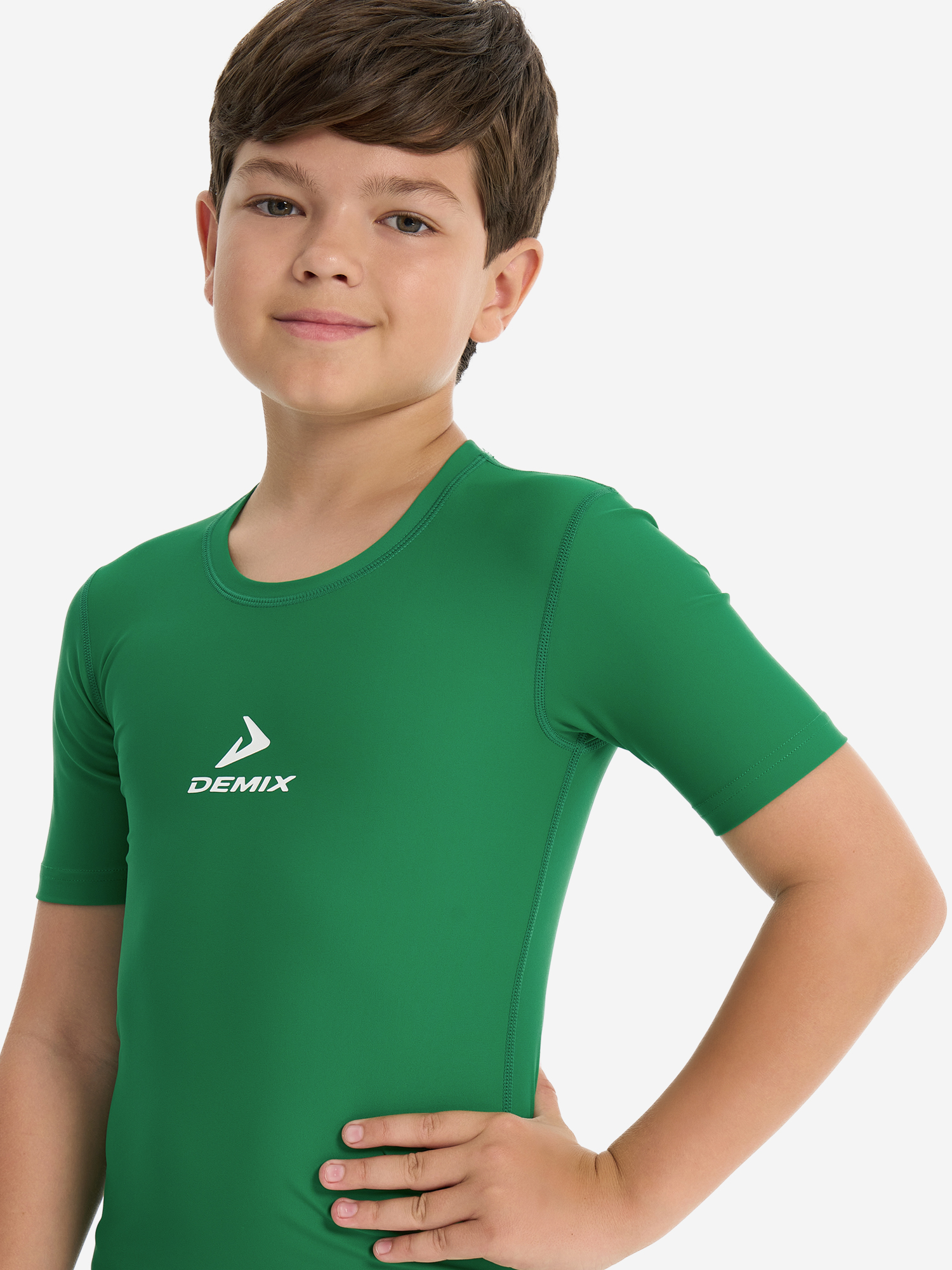 Изображение товара Компрессионная футболка для мальчиков Demix, футбол, полиамид и эластан