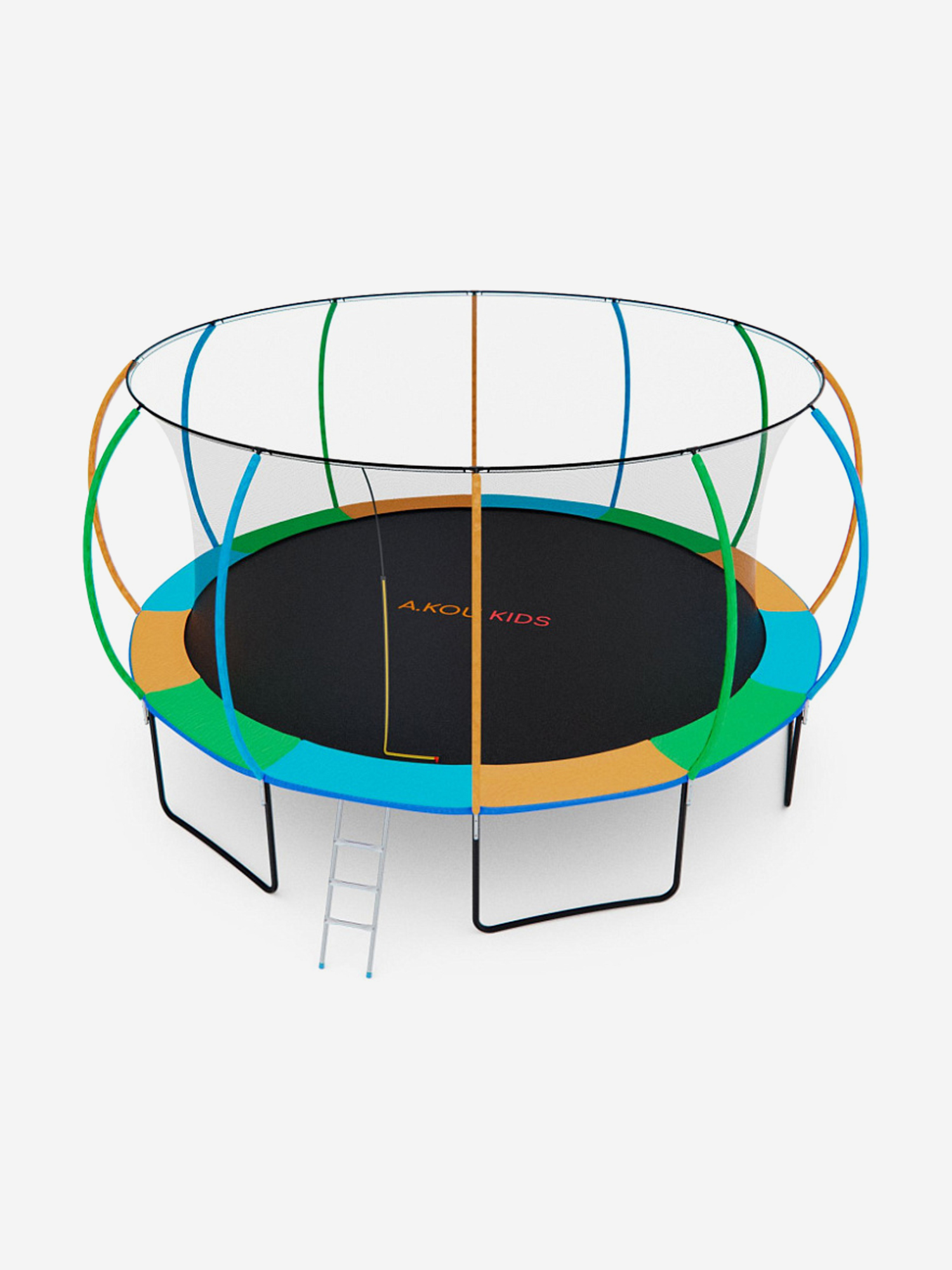 Изображение товара Батут с сеткой DFC A.KOU KIDS 16ft уличный с лестницей для детей и взрослых