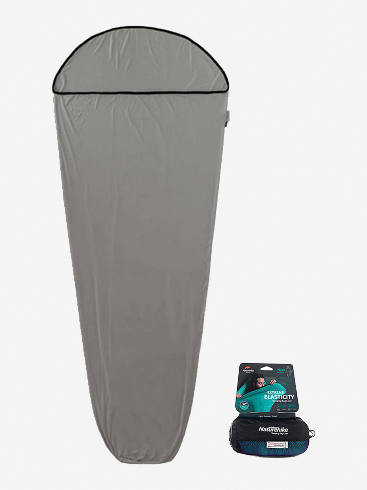 Изображение товара Вкладыш для спального мешка Naturehike серый LINER2TSUIN2M-BEJ