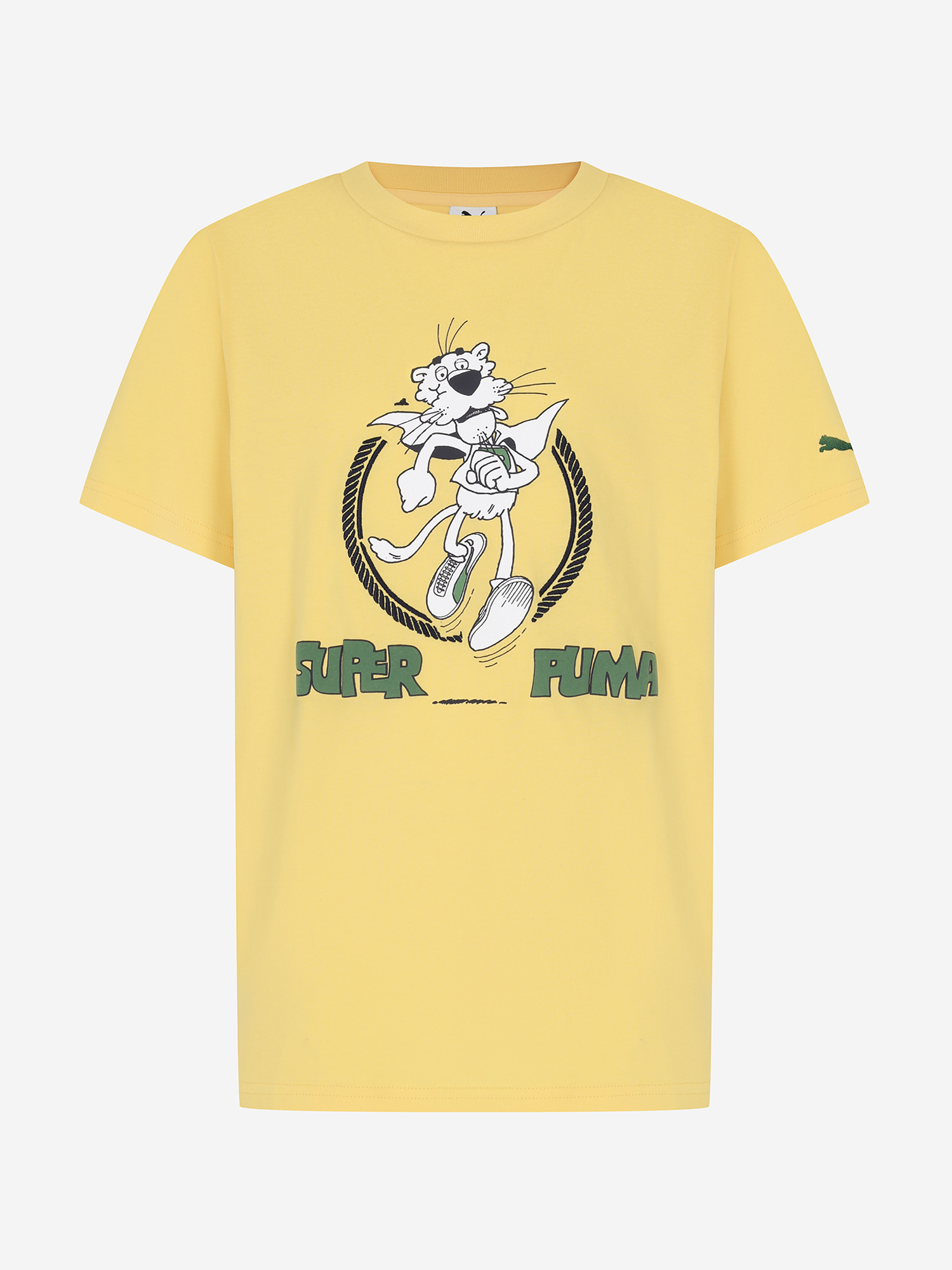 фото Футболка для мальчиков puma super graphic, желтый
