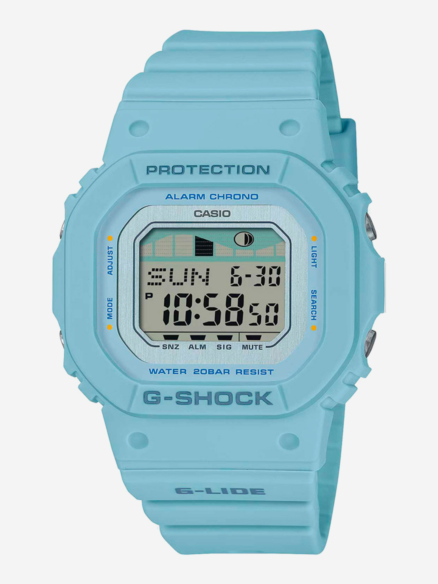 

Спортивные часы CASIO GLX-S5600-2E, Голубой