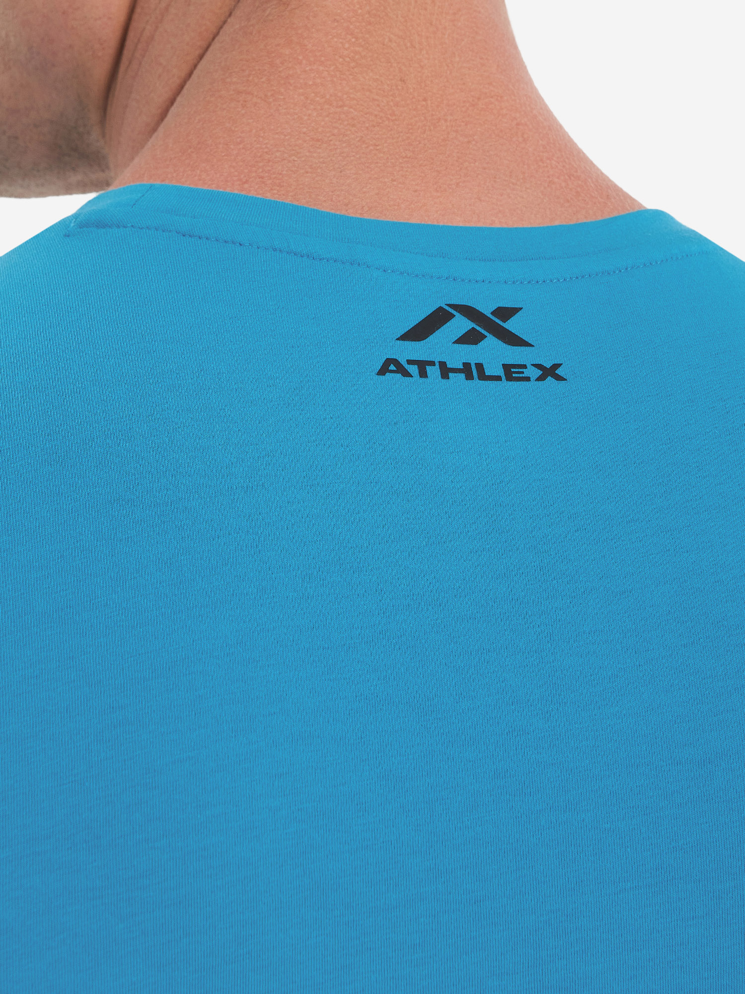 фото Футболка мужская athlex, голубой