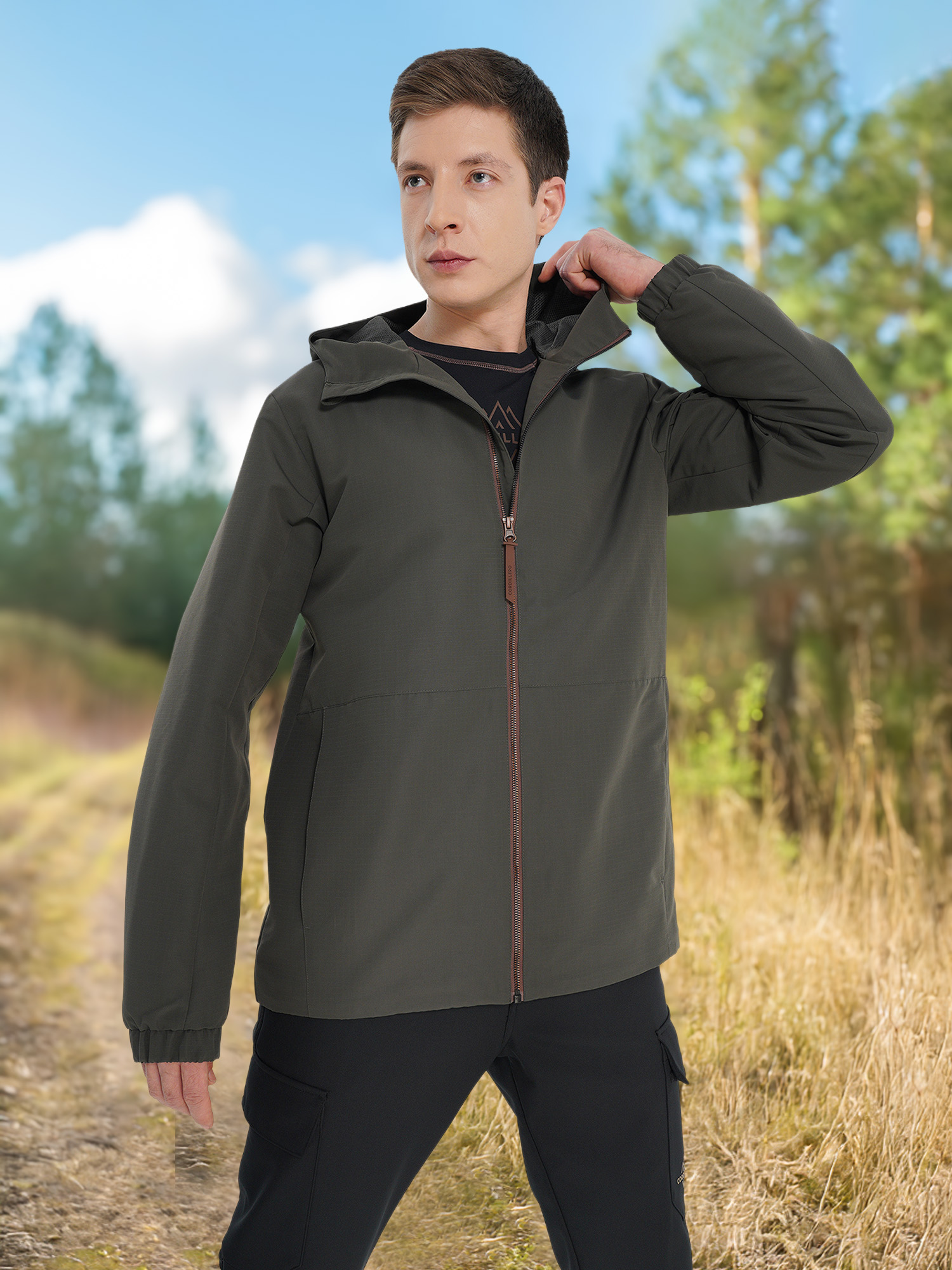 Изображение товара Мужская ветровка Cordillero для активного отдыха и путешествий демисезонная