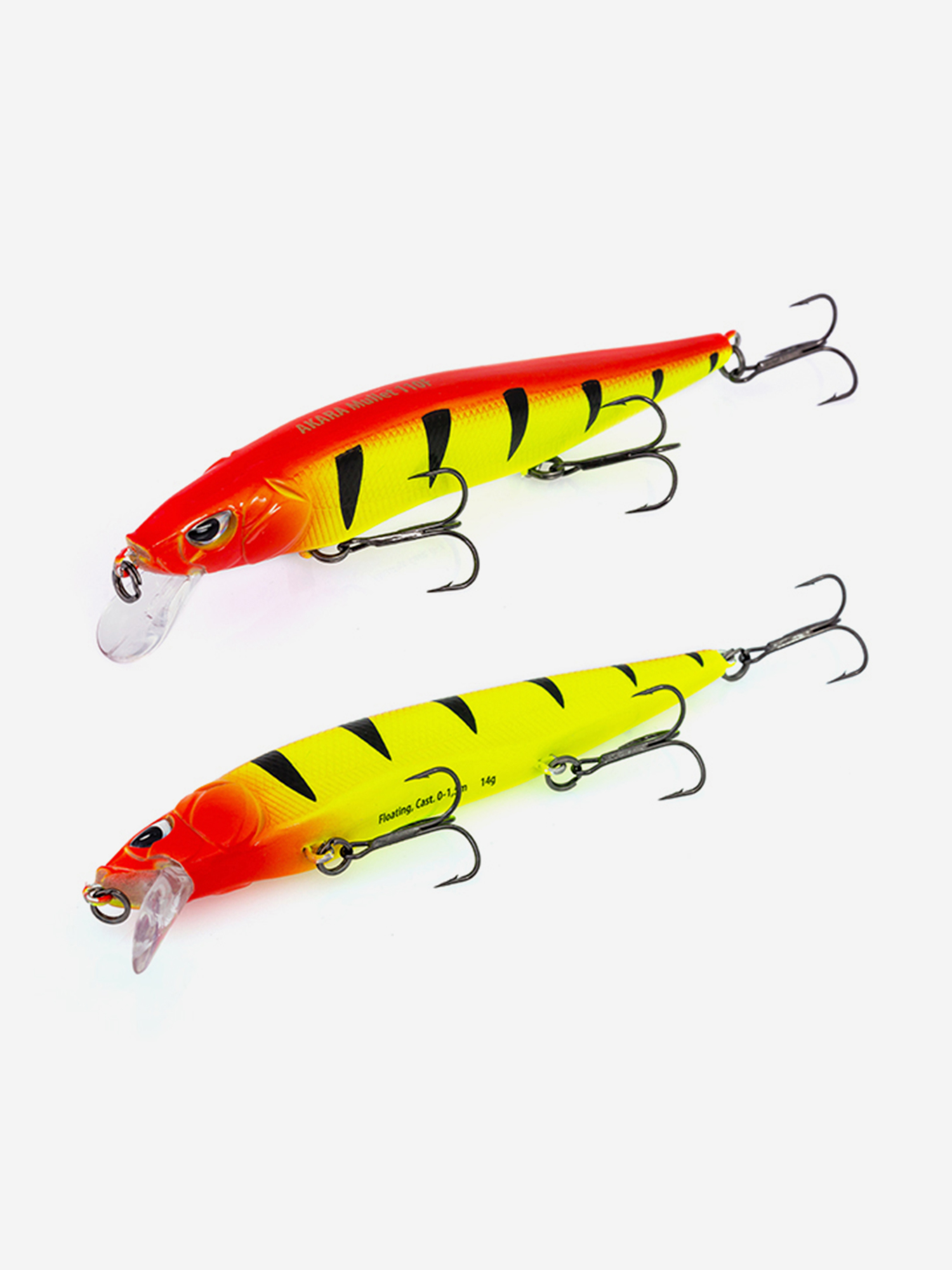 

Воблер Akara Mullet 110F 14 гр. (1/2 oz 4,3 in) A87, Мультицвет