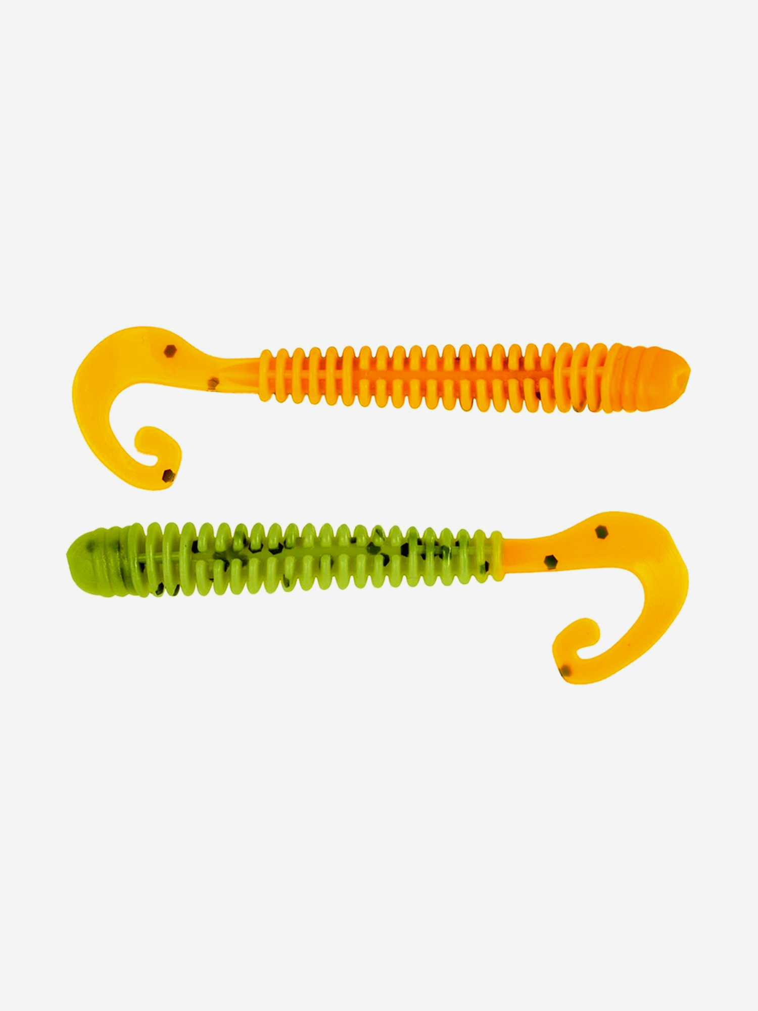 Изображение товара Мягкая приманка Helios Credo Long Body, 2,95" / 7,5 см, Pepper Green & Orange, 12 штук (HS-9-018), Зеленый/оранжевый