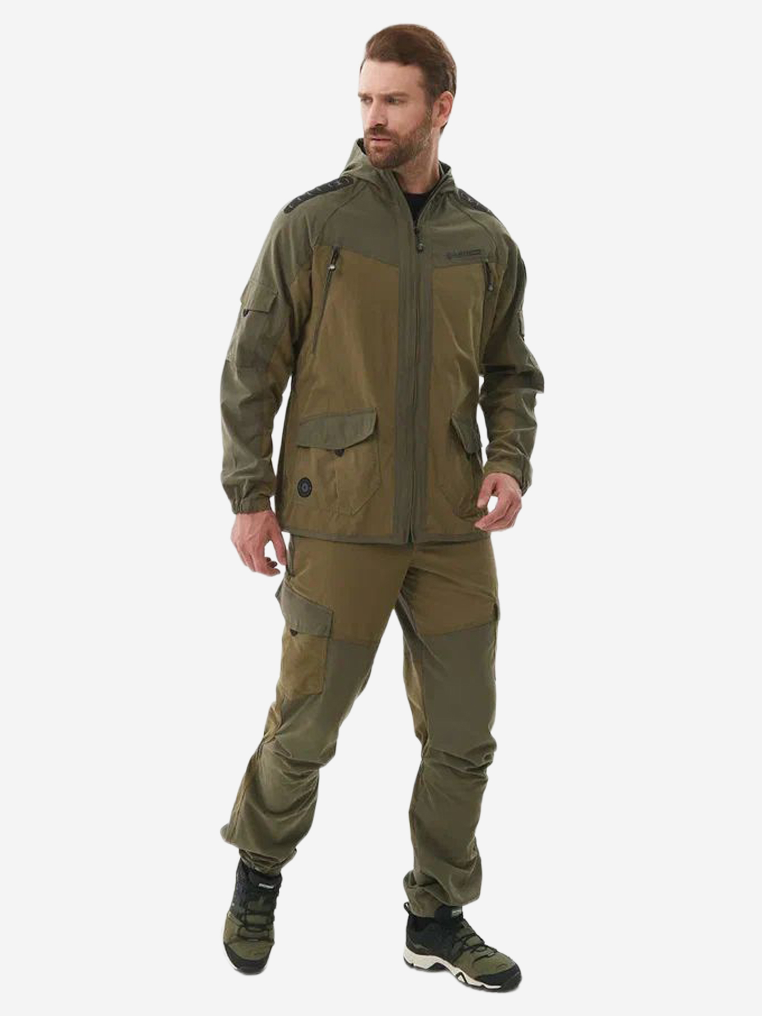 Изображение товара Костюм мужской Huntsman Горка-Люкс летний для рыбалки и охоты, Хаки