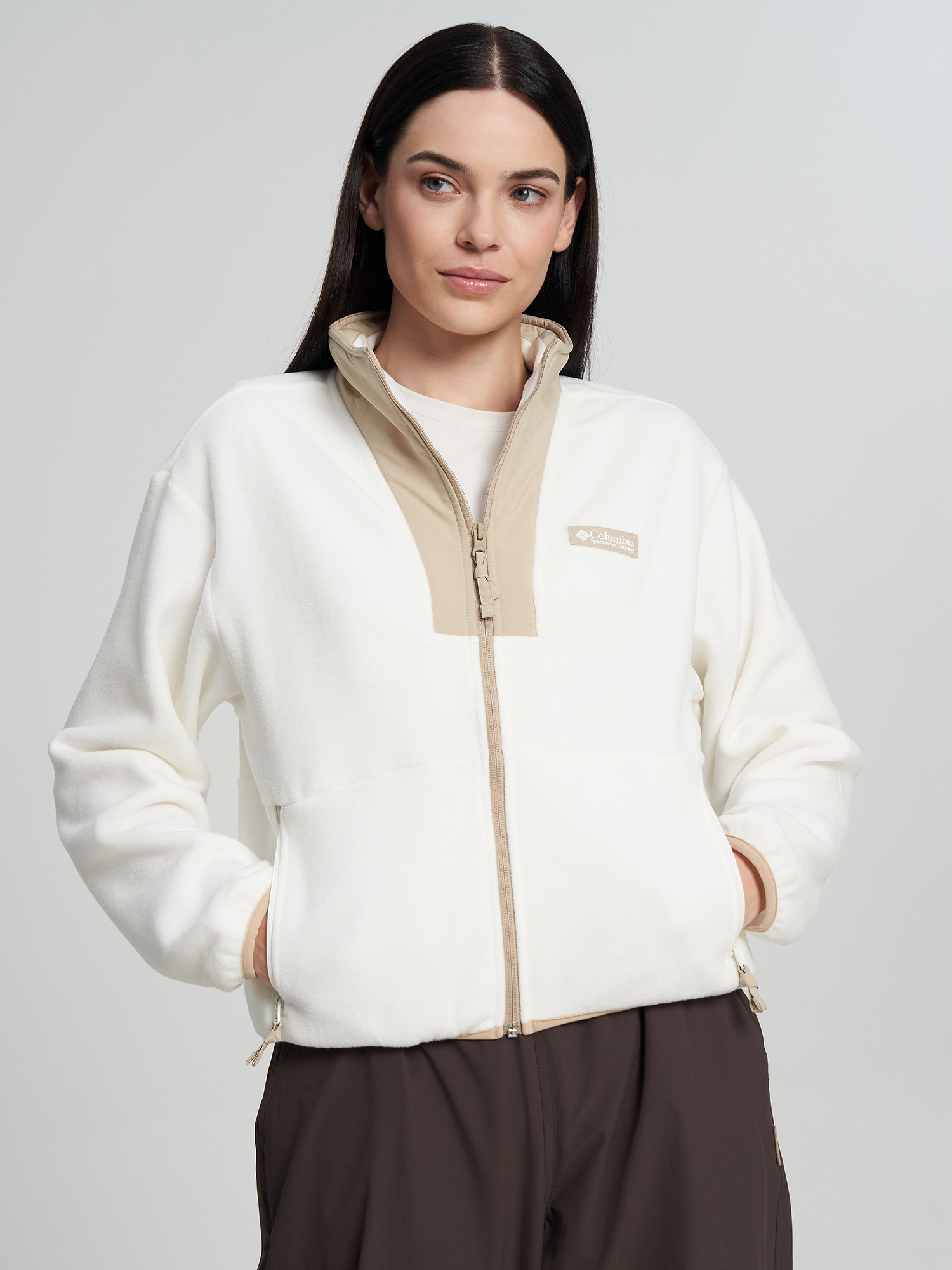 Толстовка женская Columbia Sequoia Grove II Full Zip, Белый