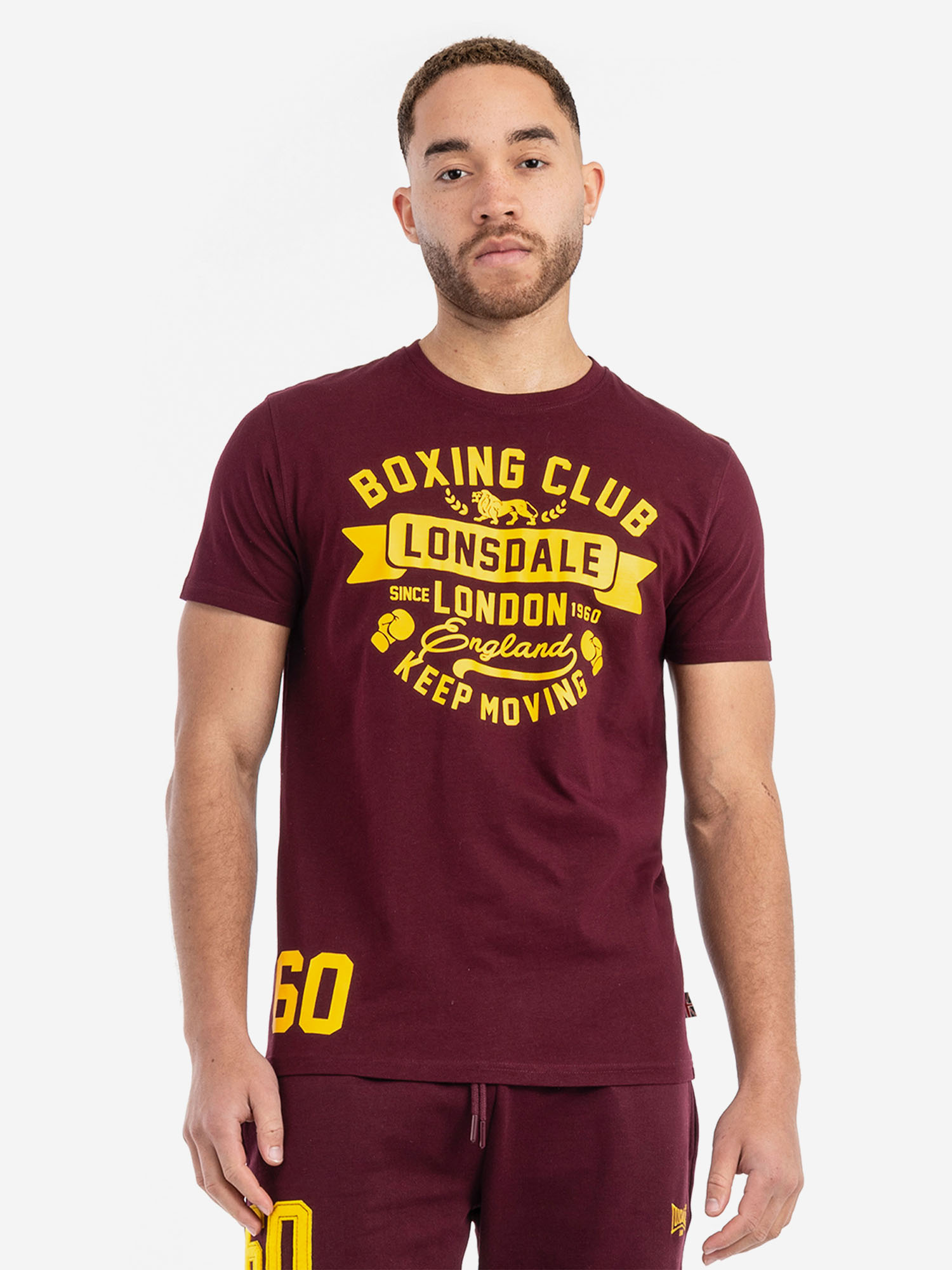

Футболка мужская LONSDALE GRUTING, Красный
