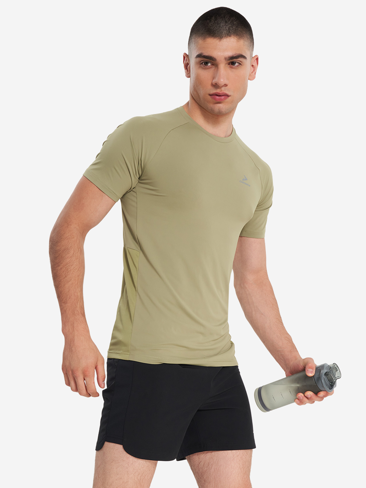 Футболка мужская Demix, зеленый, арт. 136184dmx-63