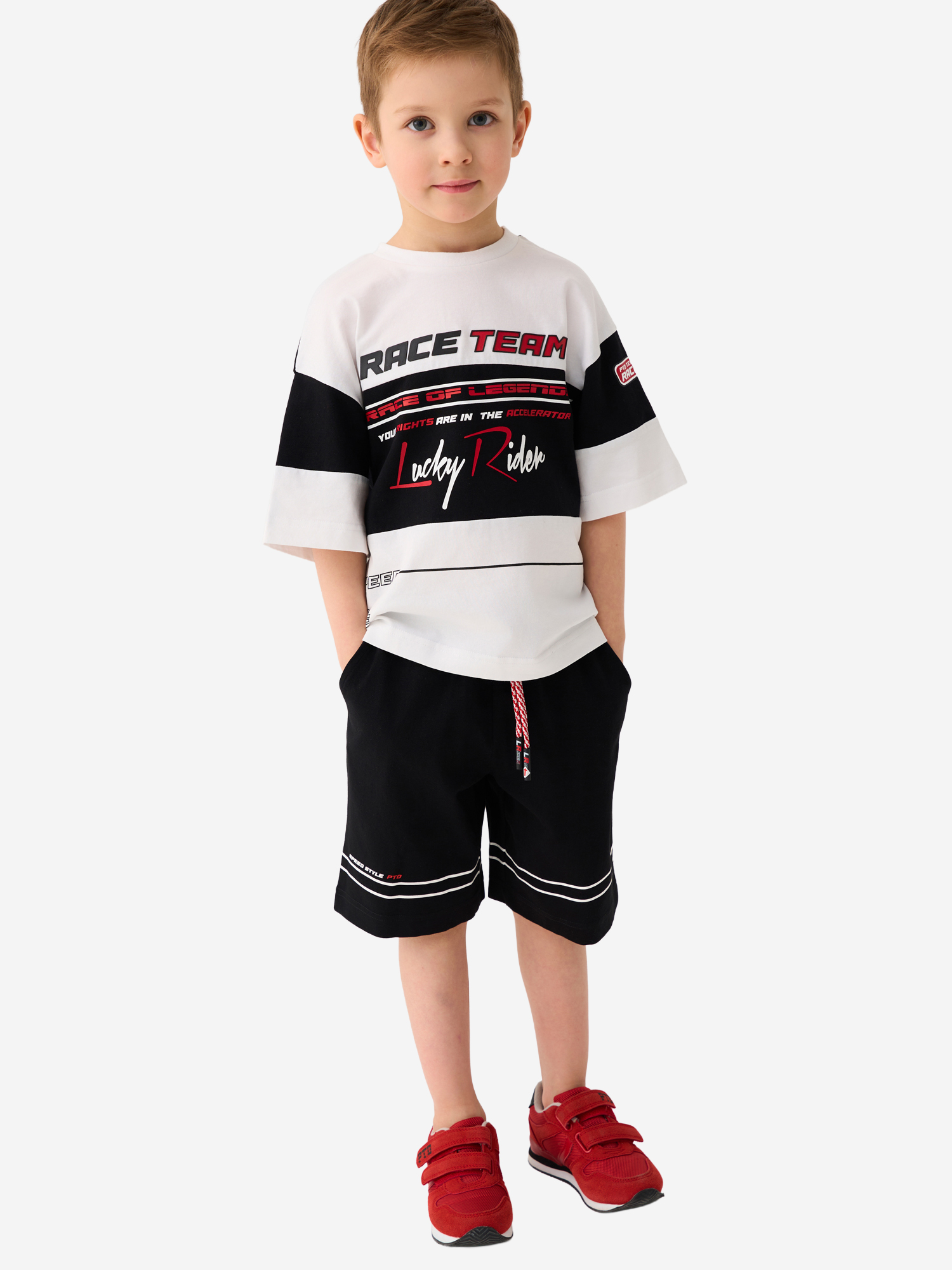 Изображение товара Комплект для мальчиков PlayToday: футболка и шорты, хлопок