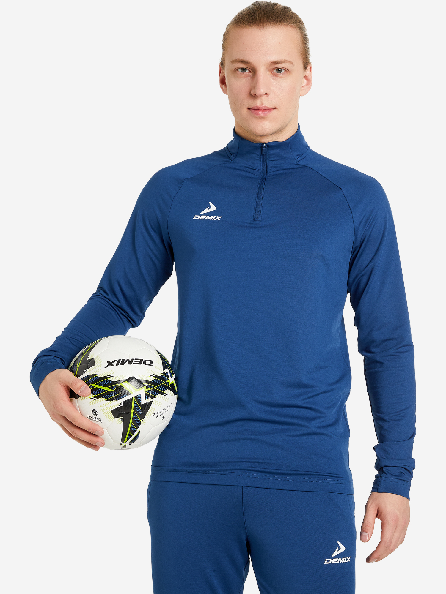 Изображение товара Джемпер футбольный мужской Demix Playmaker Сапфировый