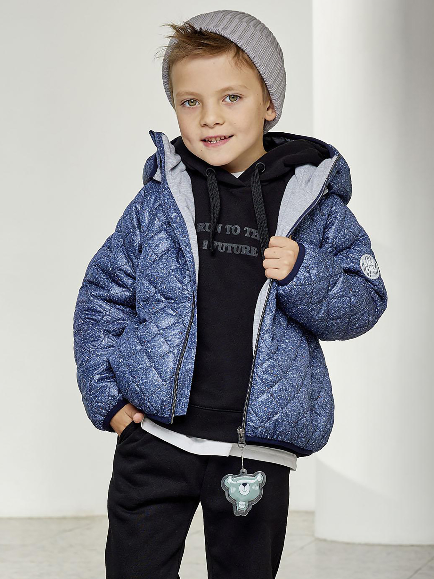 Изображение товара Куртка для мальчика batik Лесли стежка твид, Стежка твид