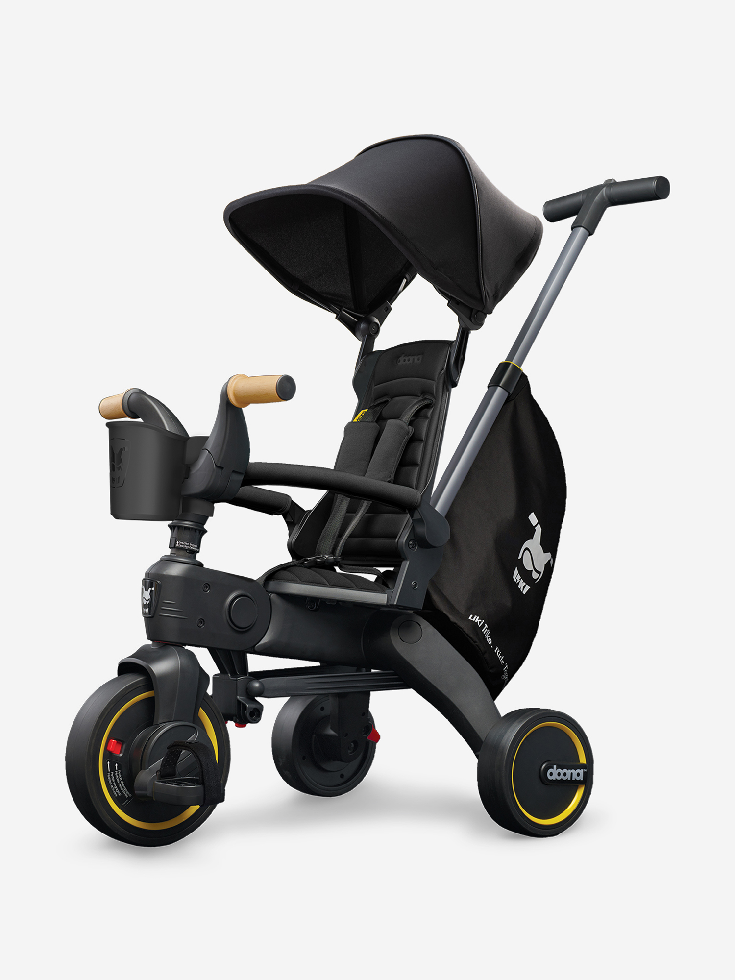 

Велосипед детский трехколесный складной Doona Liki Trike S5, Черный