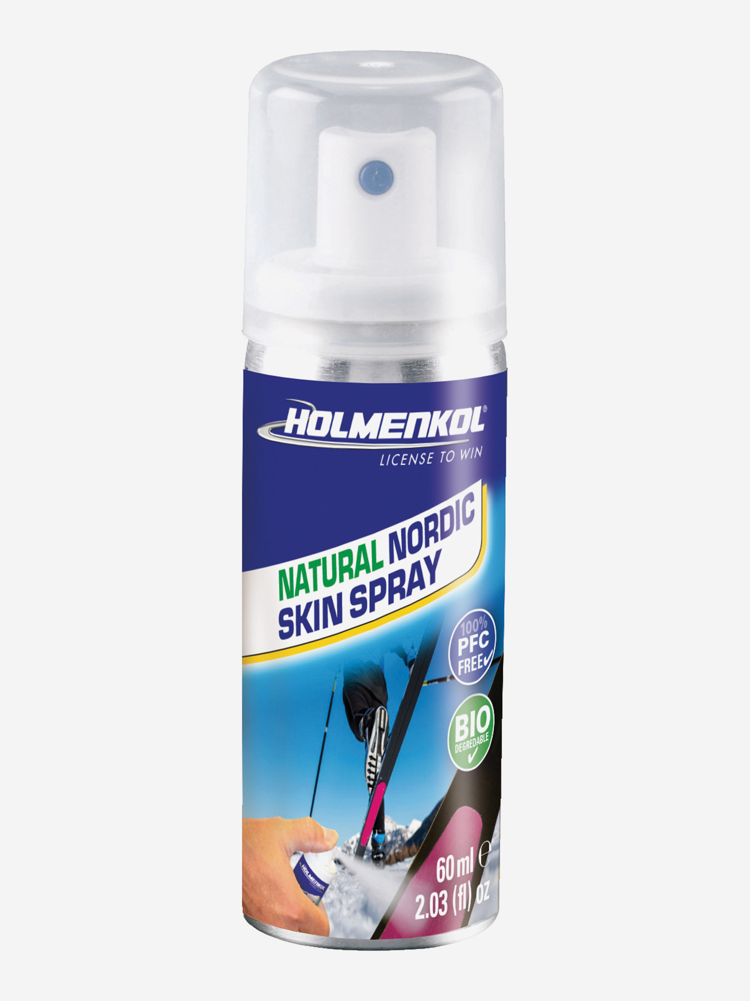 Изображение товара Пропитка для камуса Holmenkol Natural Nordic Skin Spray безопасный спрей для беговых лыж