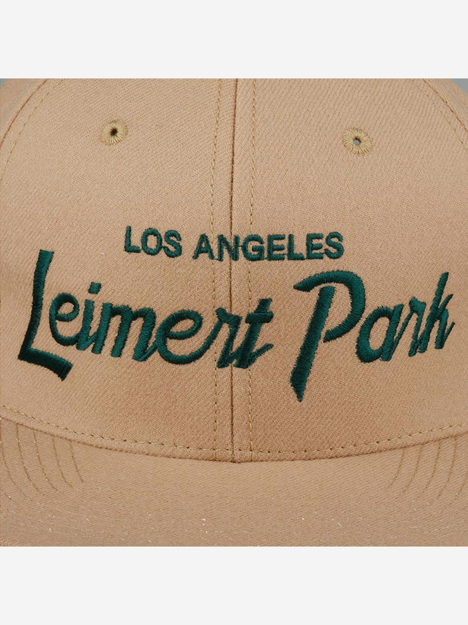 Бейсболка с прямым козырьком HOOD 100-MWL001-CA046-CL Leimert Park, CA (бежевый), Бежевый 92-065XDOXH3E-02, размер Без размера - фото 5