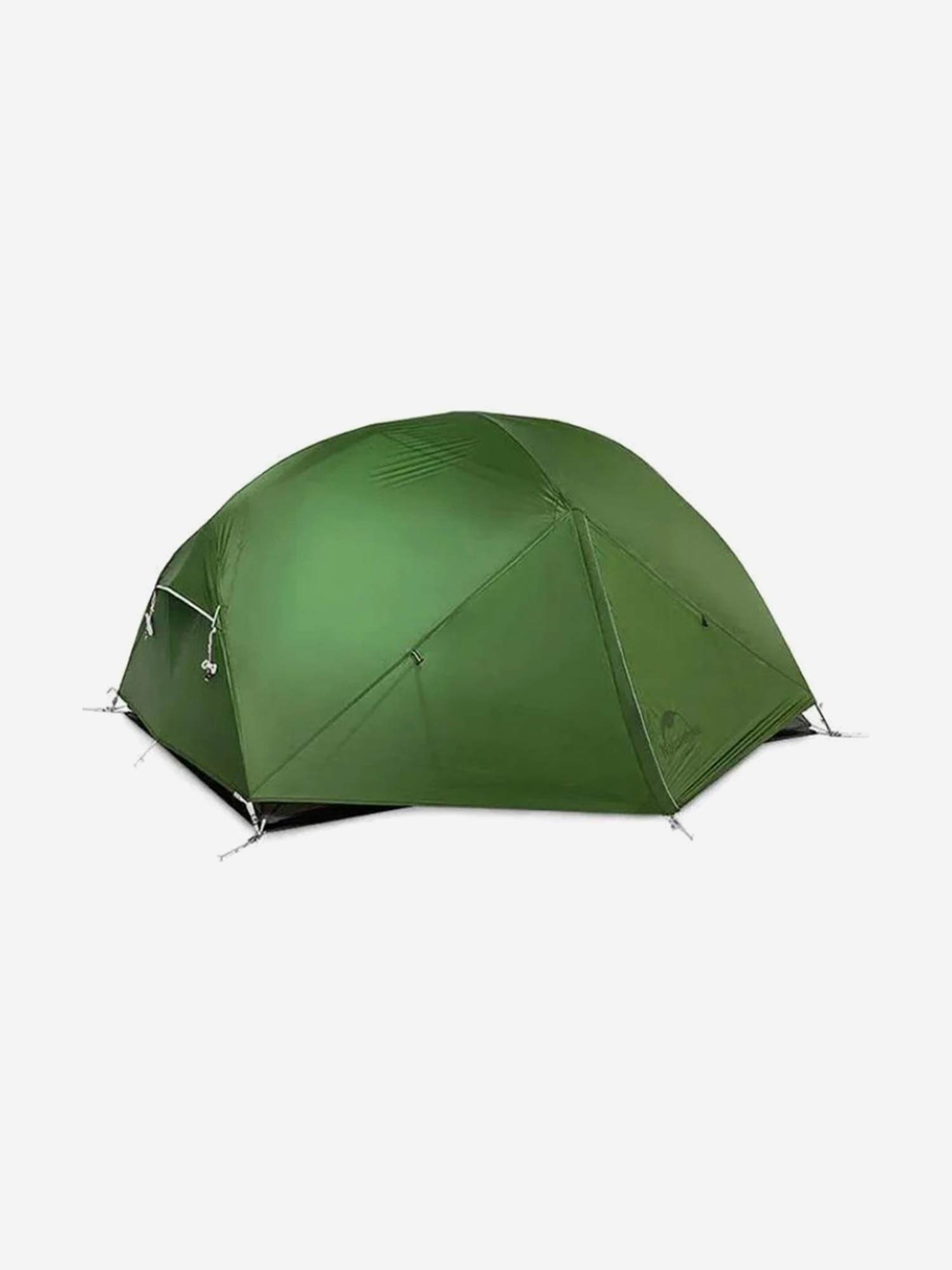 Палатка Naturehike Mongar 2-местная, алюминиевый каркас, зеленая, Зеленый палатка naturehike opalus si 3 местная алюминиевый каркас зеленый зеленый