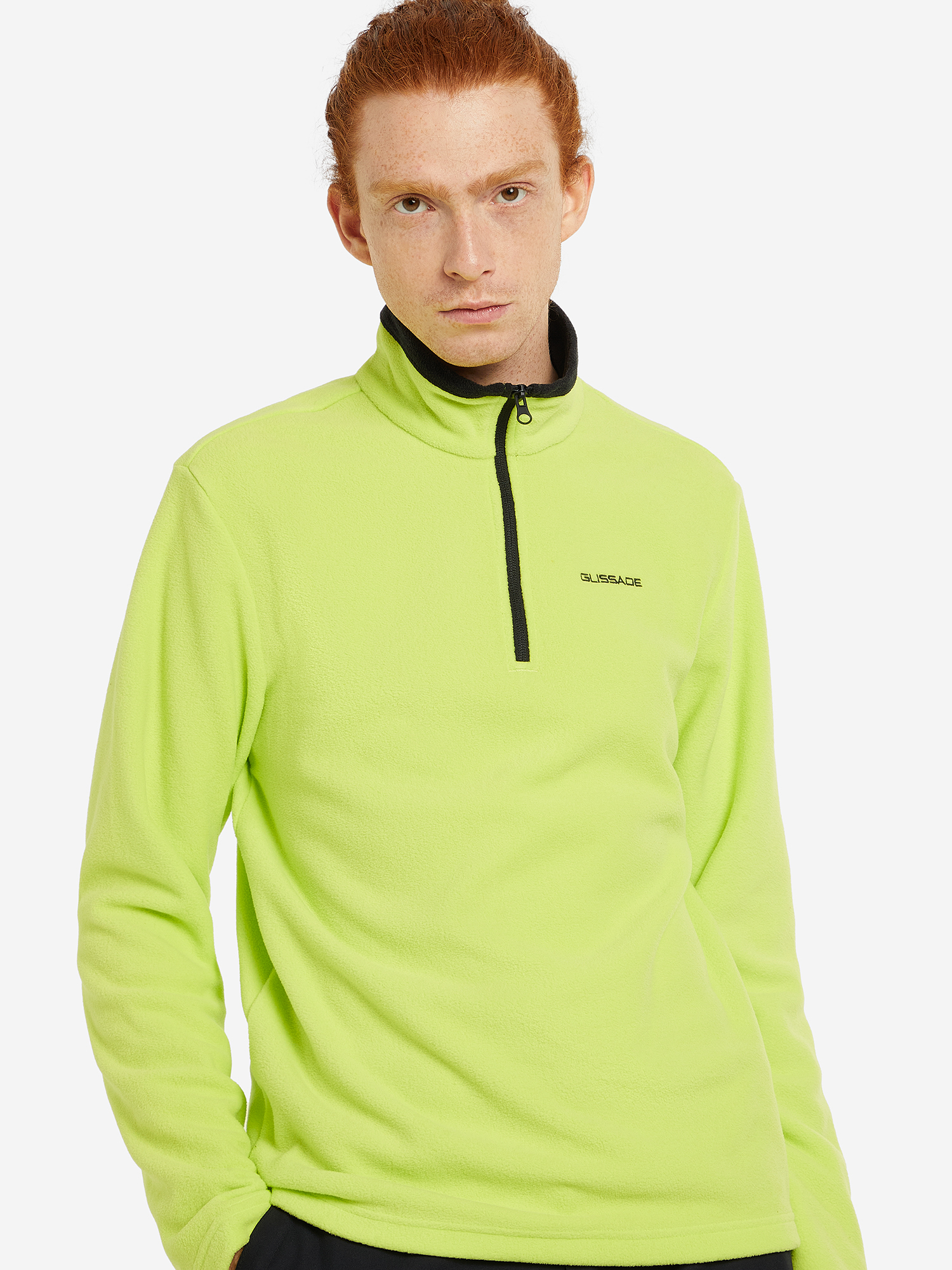 

Джемпер флисовый мужской Glissade, Зеленый