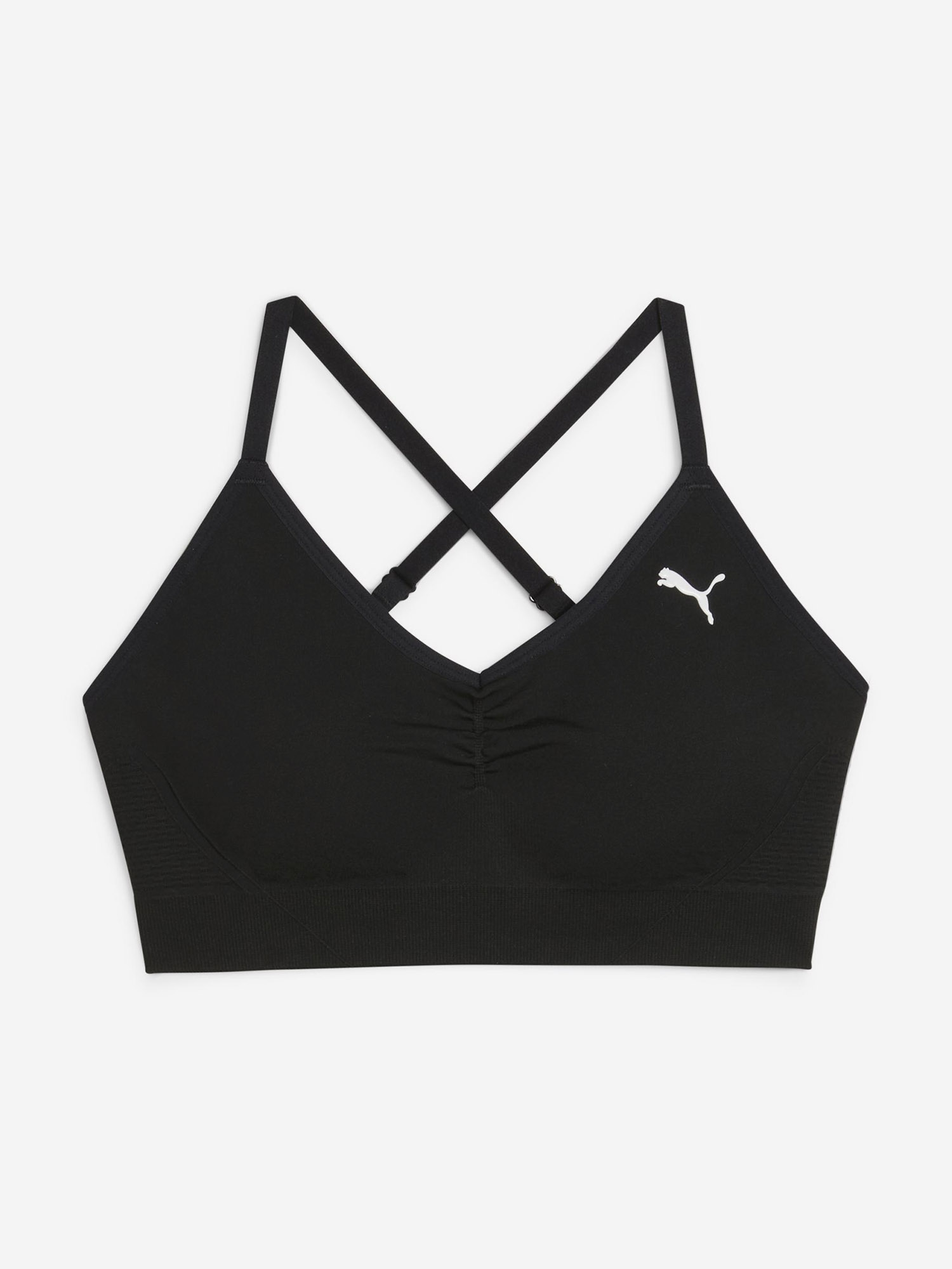 Спортивный топ бра PUMA Move Shapeluxe Seamless, Черный 524362P0P-01, размер 46-48 - фото 4