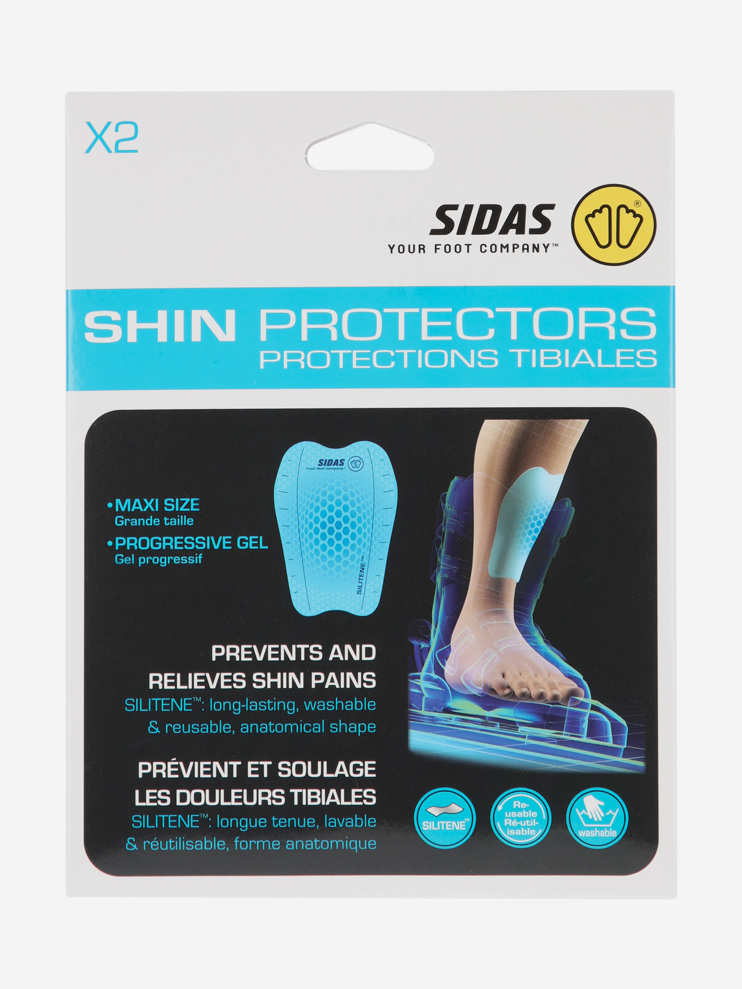 

Защита голени Sidas Shin Protector, Голубой
