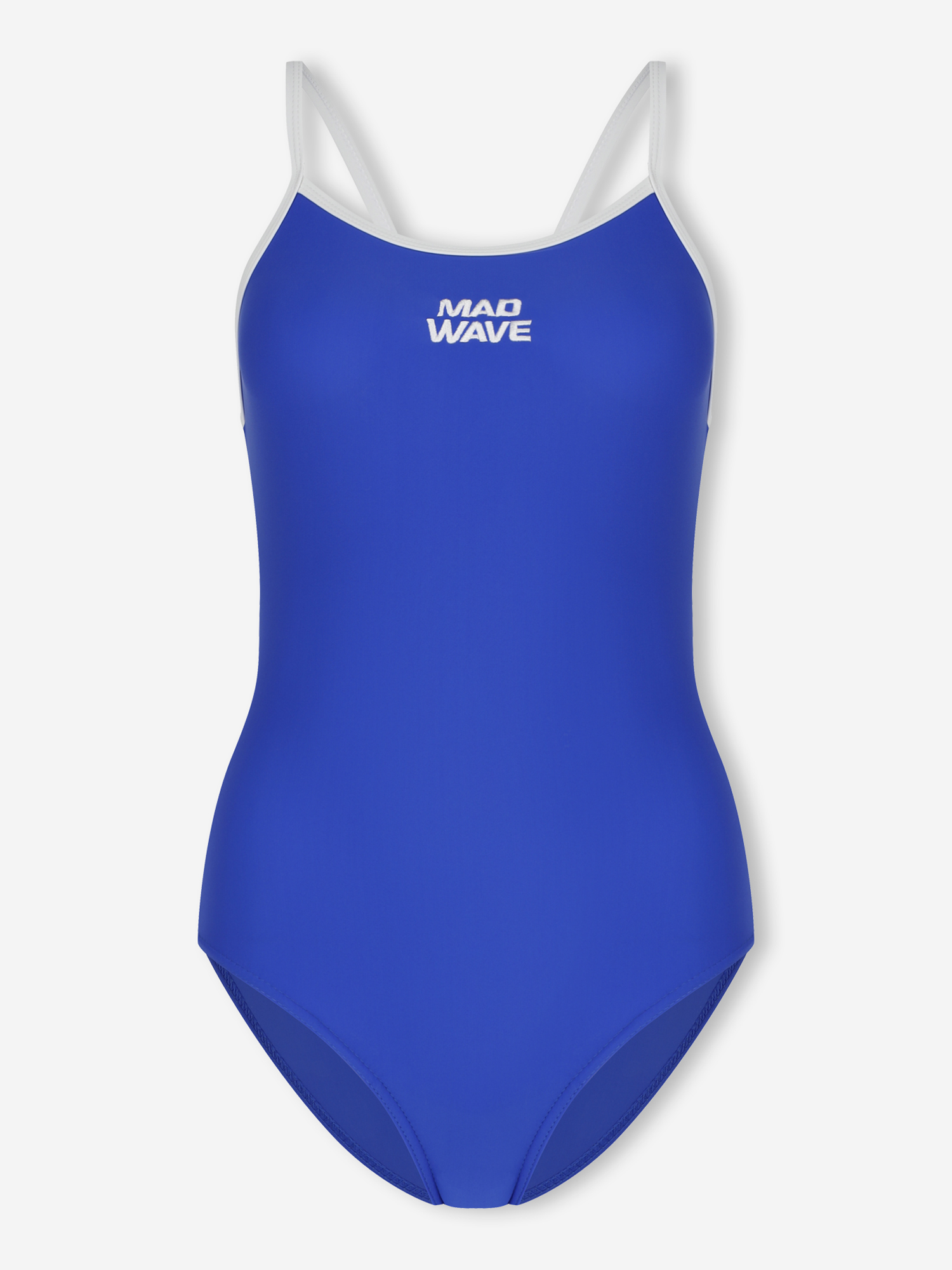 Купальник слитный женский Mad Wave Nera Anti-Chlor, синий, арт. M015507M41-04W