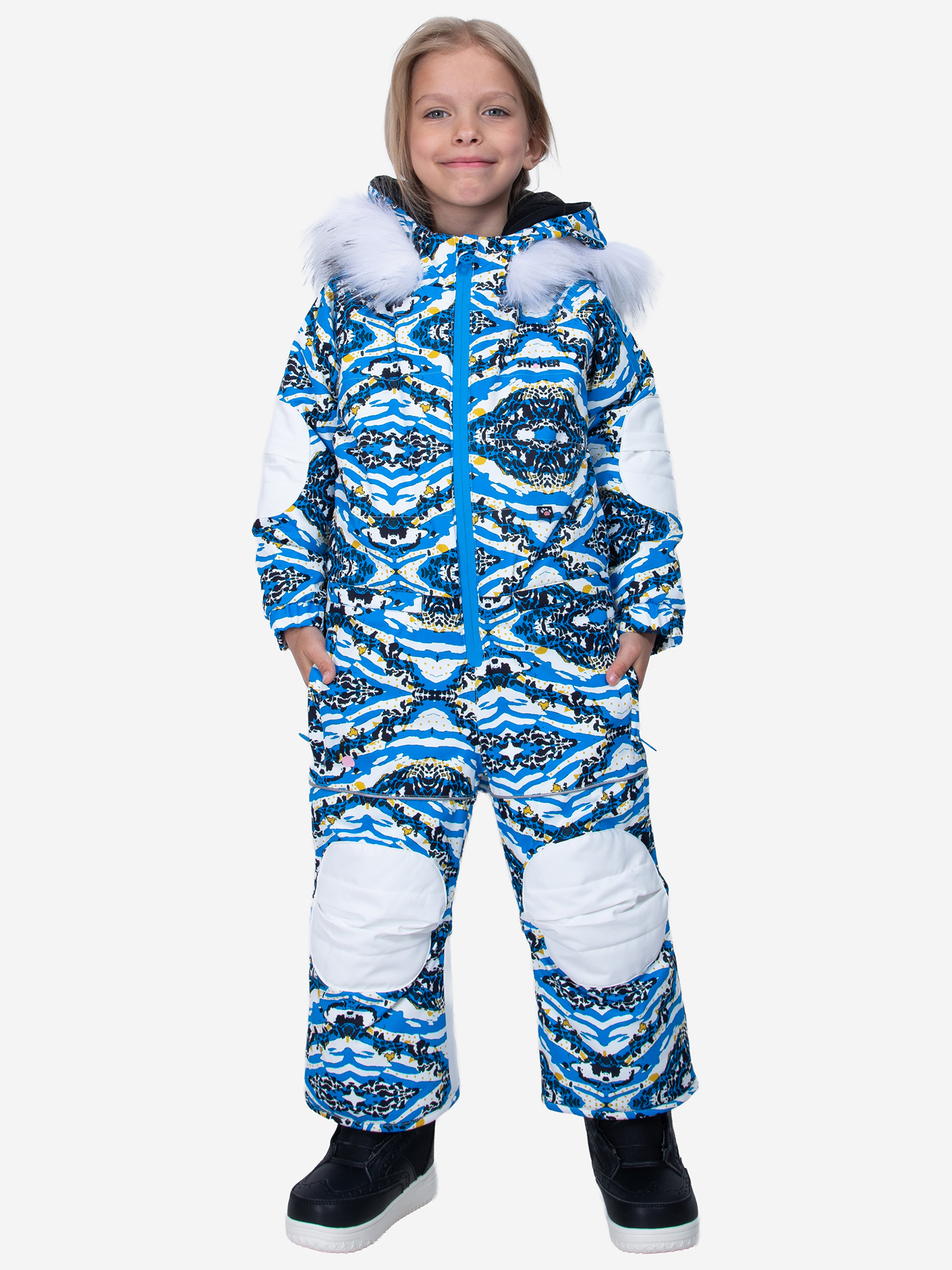 Изображение товара Комбинезон LUCKYBOO детский зимний Animal Series, Синий