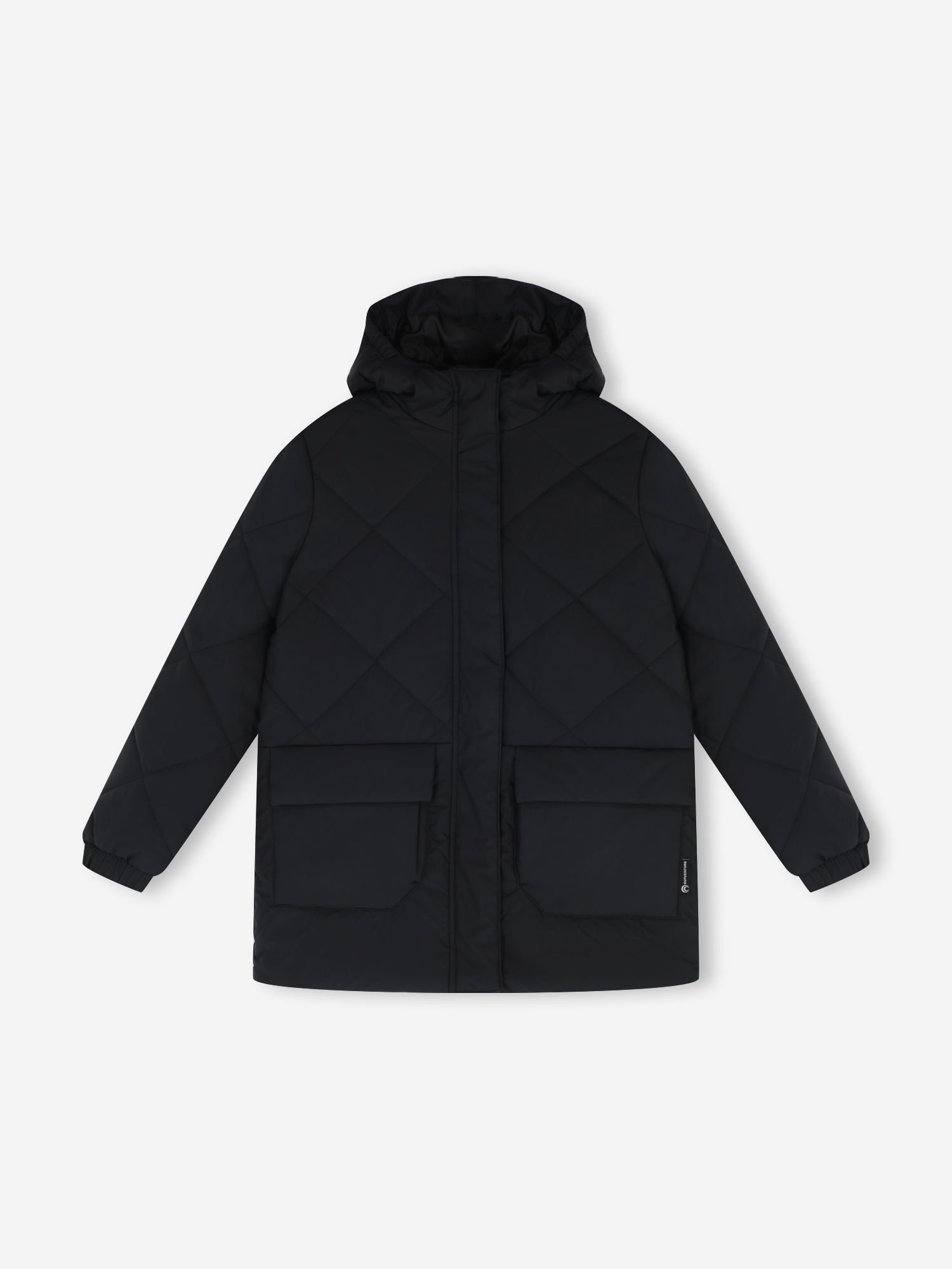Куртка утепленная Outventure для девочек, черный, арт. 142492out-99