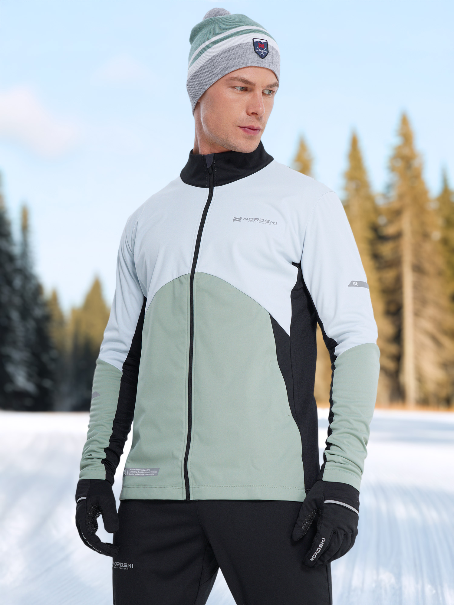 Куртка софтшелл Nordski Pro 2.0, голубой, арт. nsm609027n2v-027