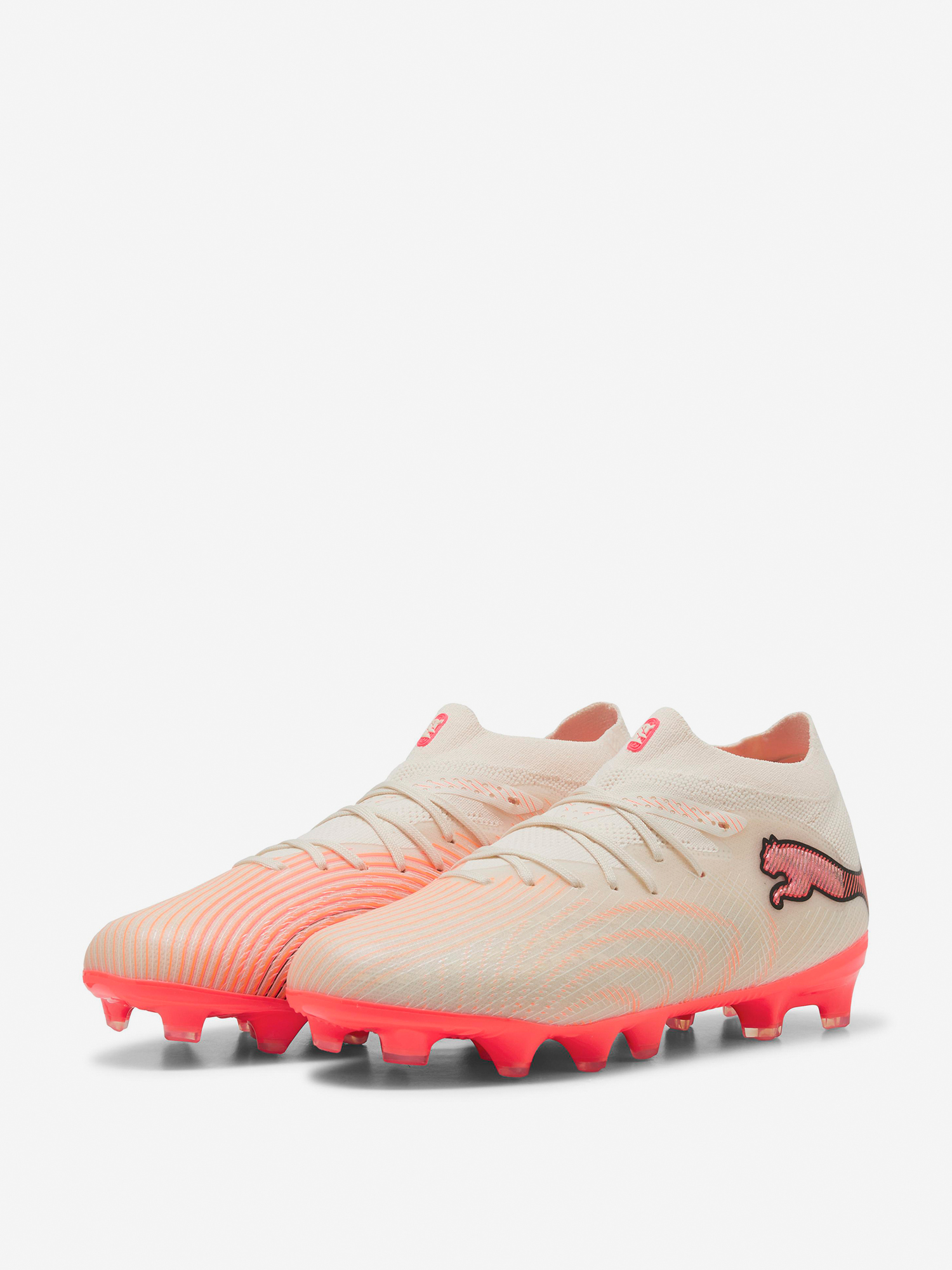 Бутсы для мальчиков PUMA Future 9 Pro Fg/Ag, Бежевый 2