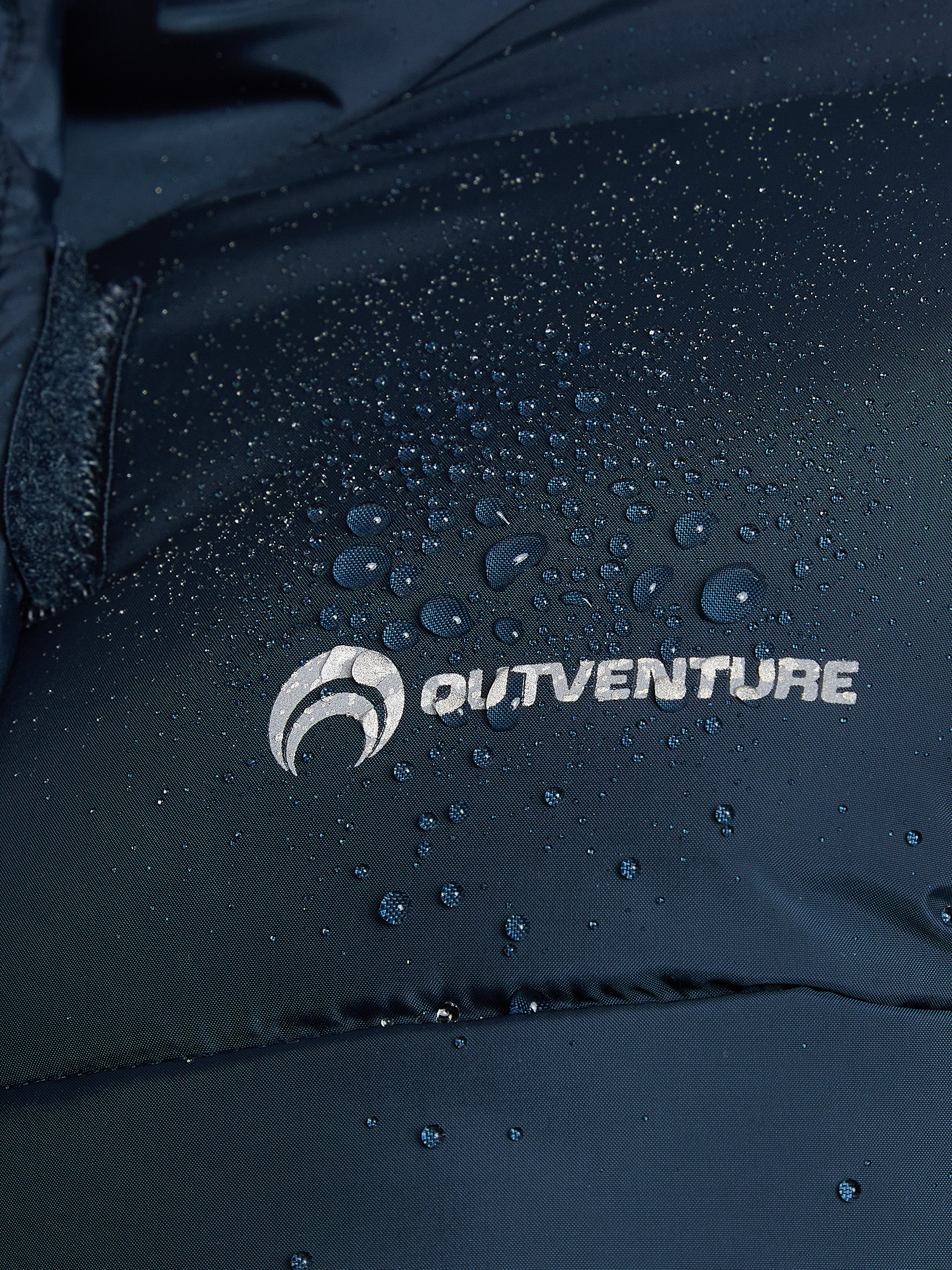 фото Пуховик для девочек outventure, синий