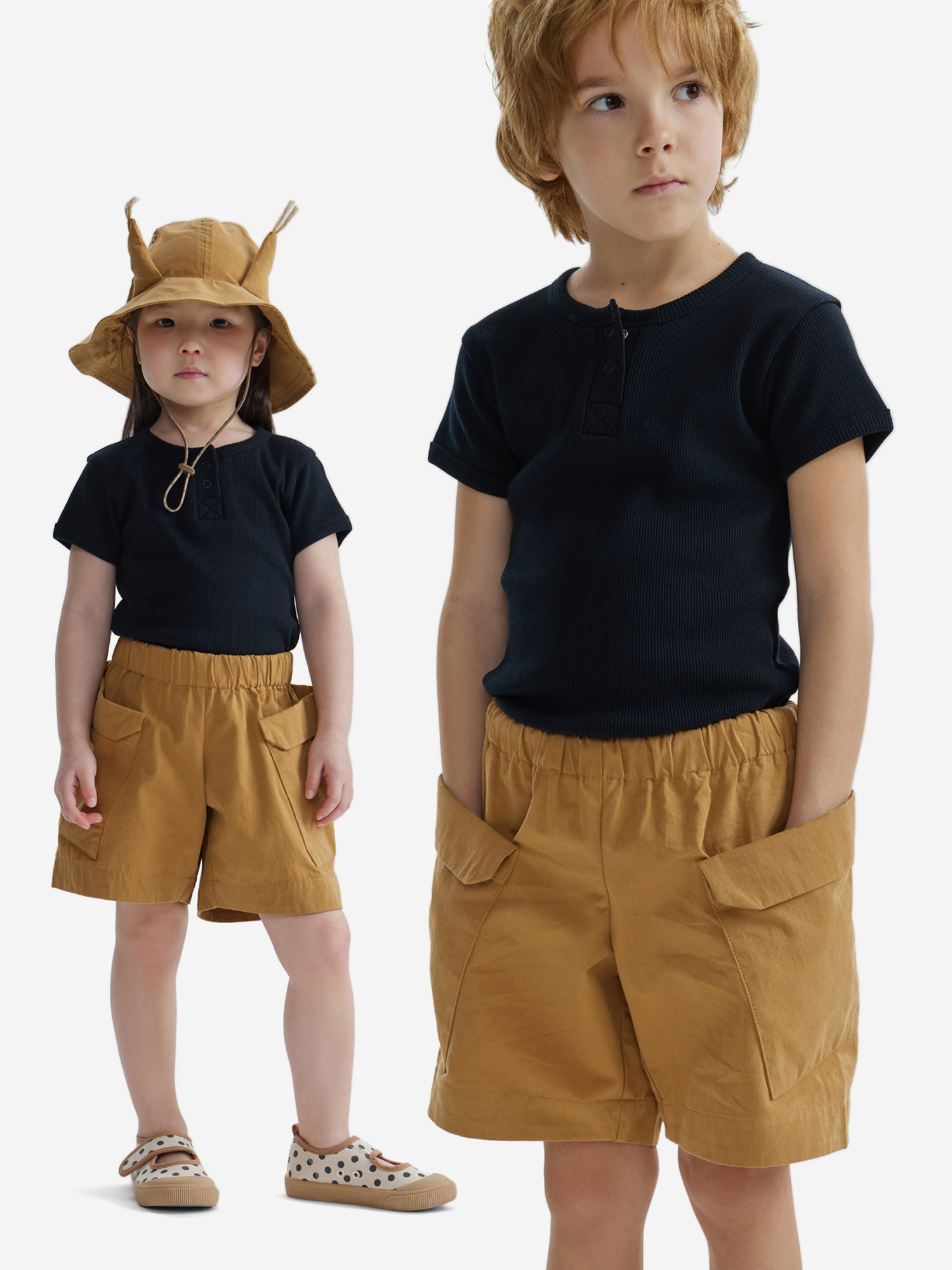 Изображение товара Шорты детские HAPPY BABY коричневые для спорта