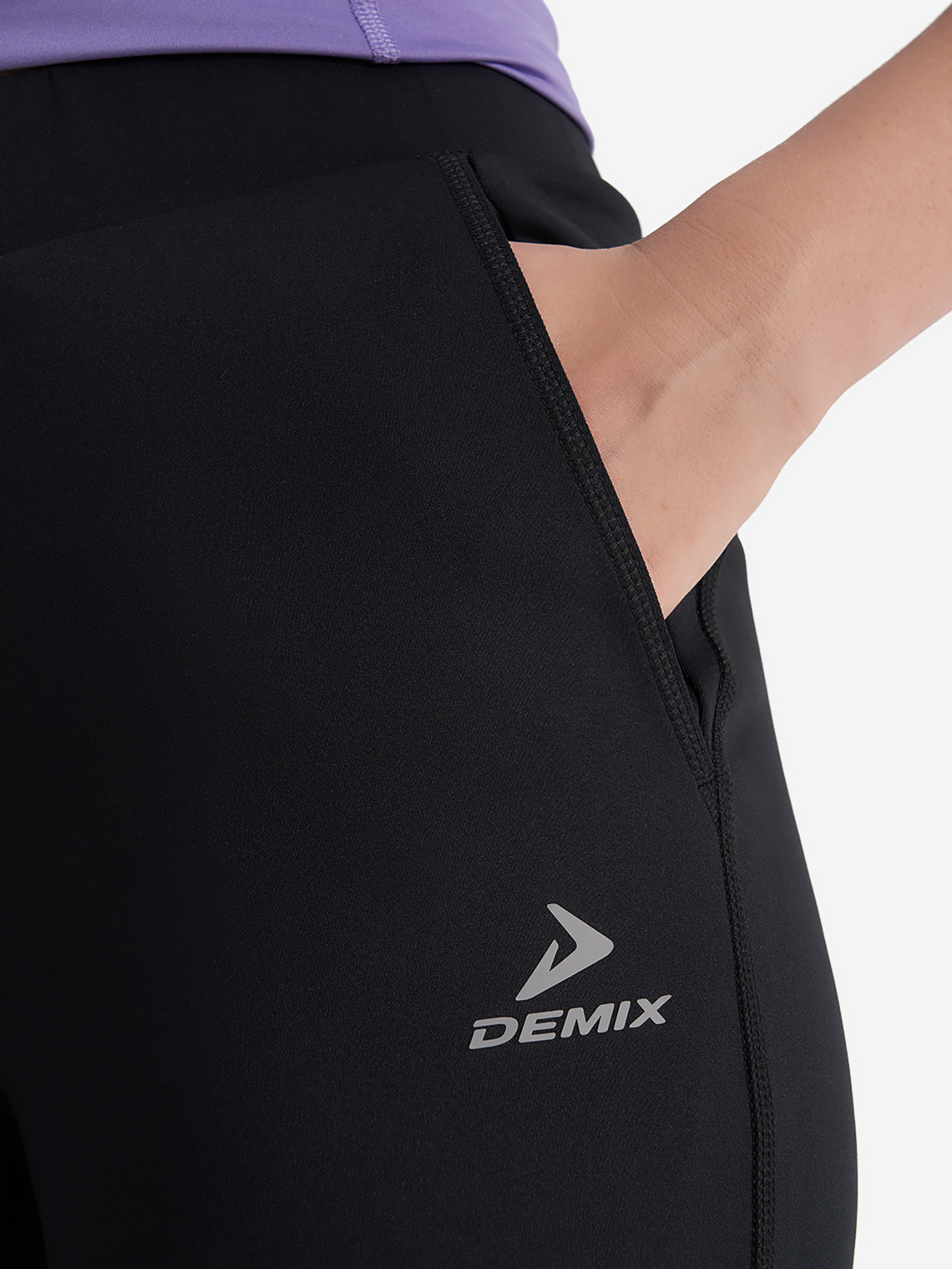 фото Брюки женские demix, черный